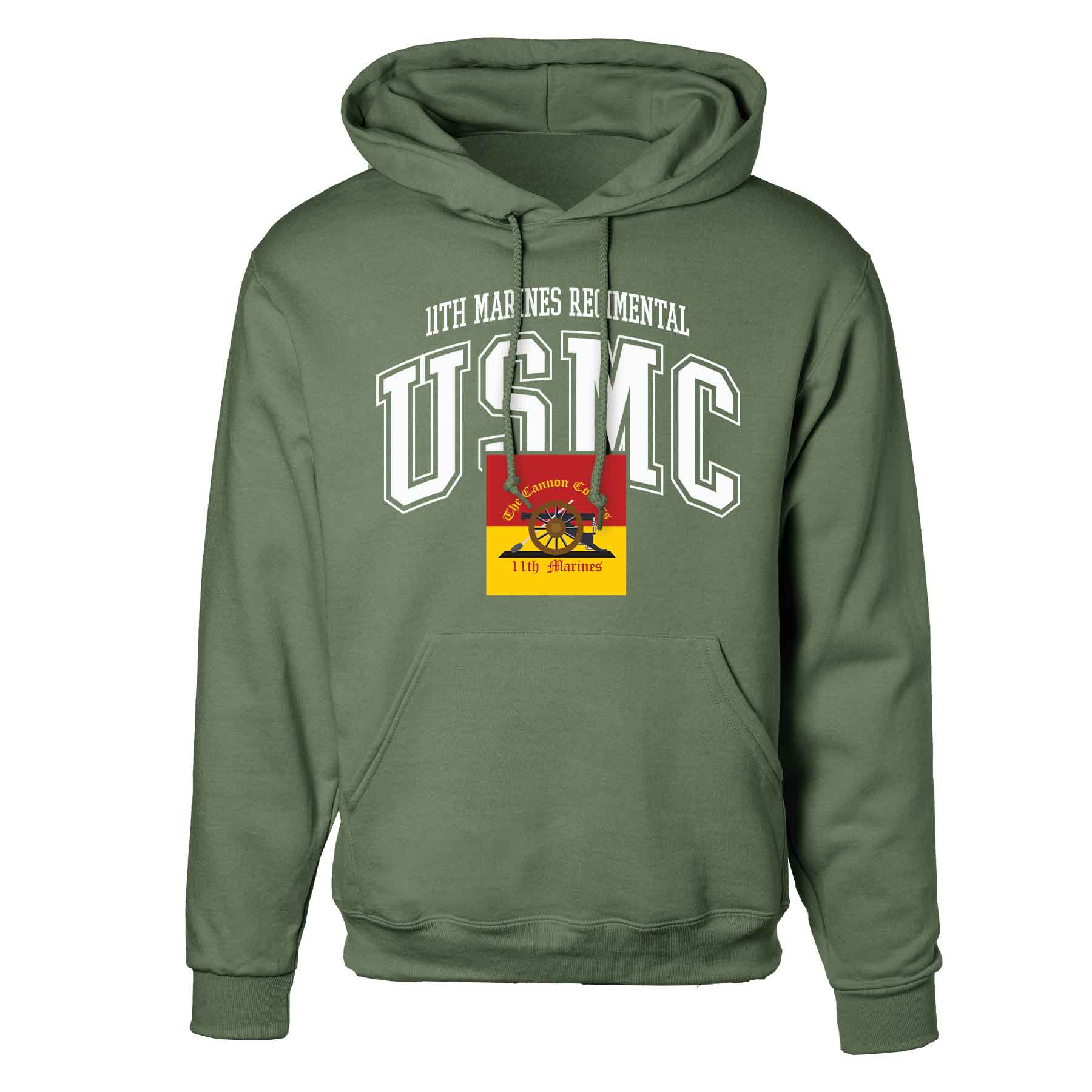 11th Marines Regimental Arched Hoodie - Image 4