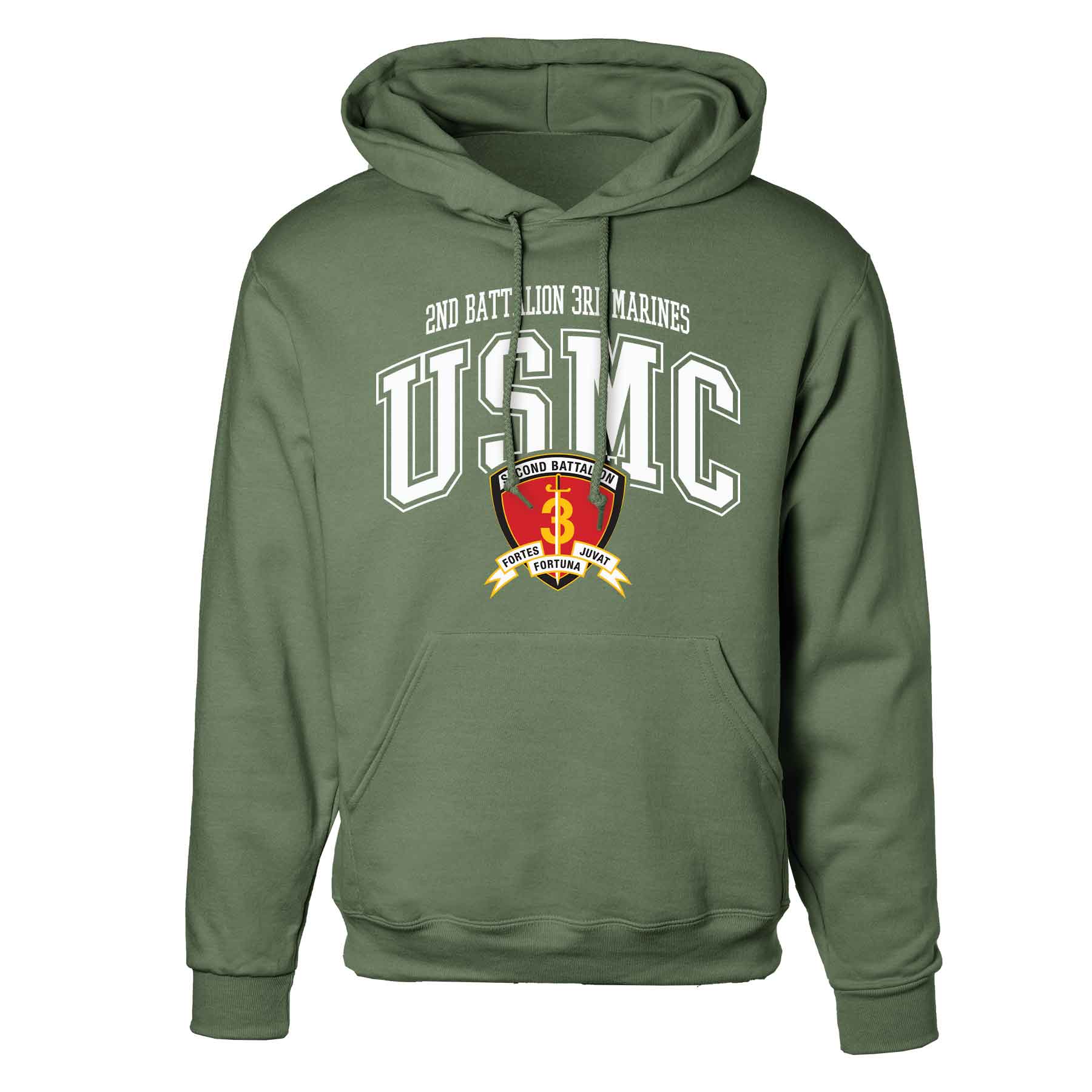 2nd Battalion 3rd Marines Arched Hoodie - Image 4