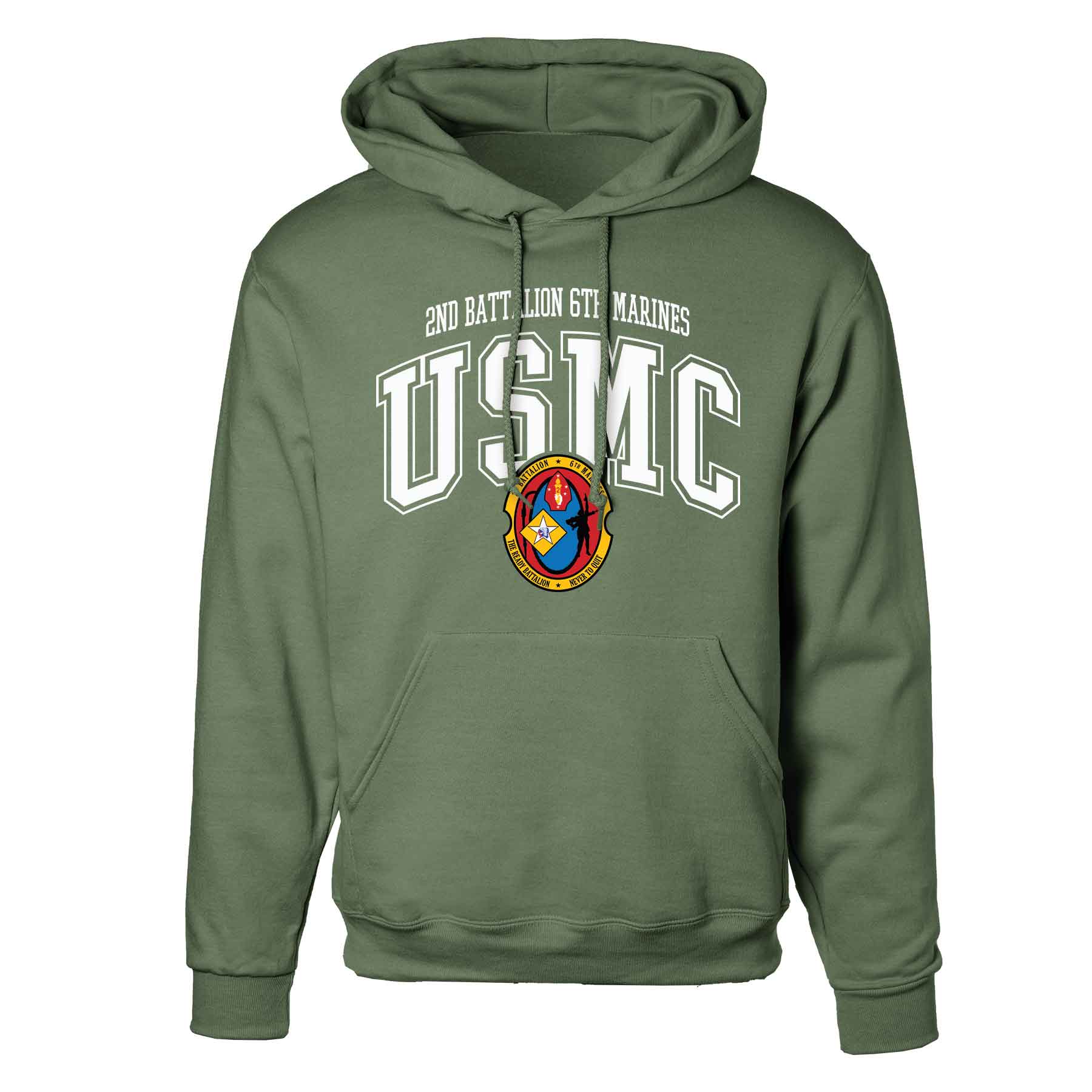 2nd Battalion 6th Marines Arched Hoodie - Image 4