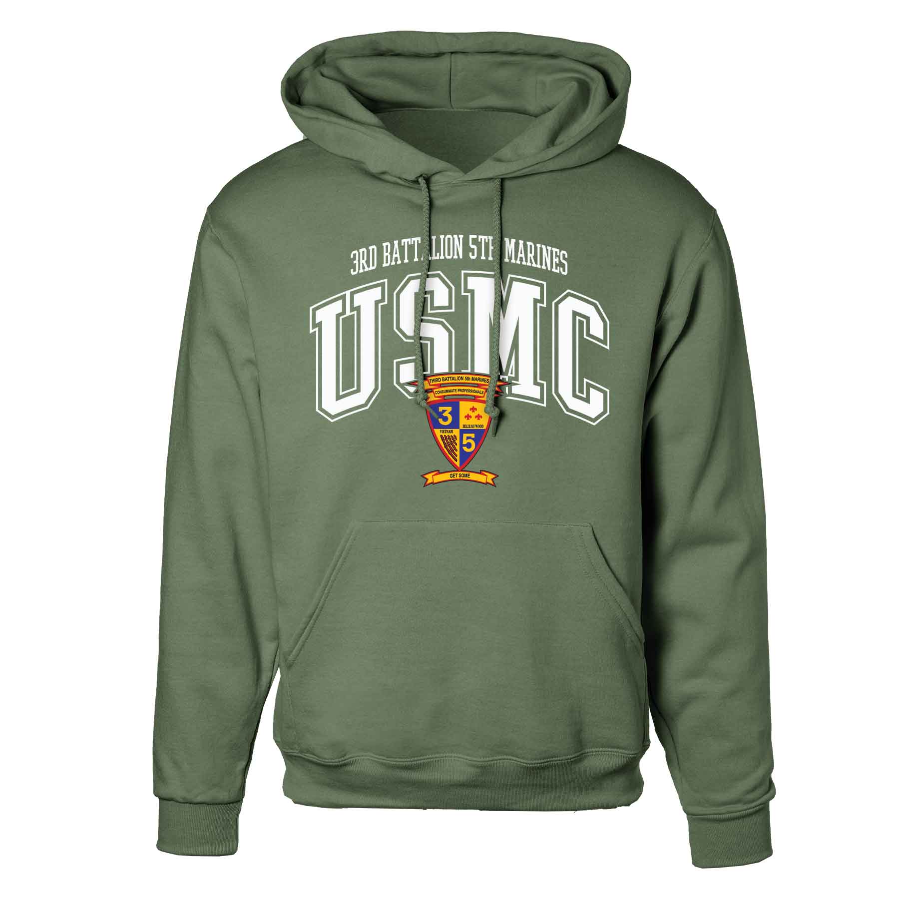 3rd Battalion 5th Marines Arched Hoodie - Image 4