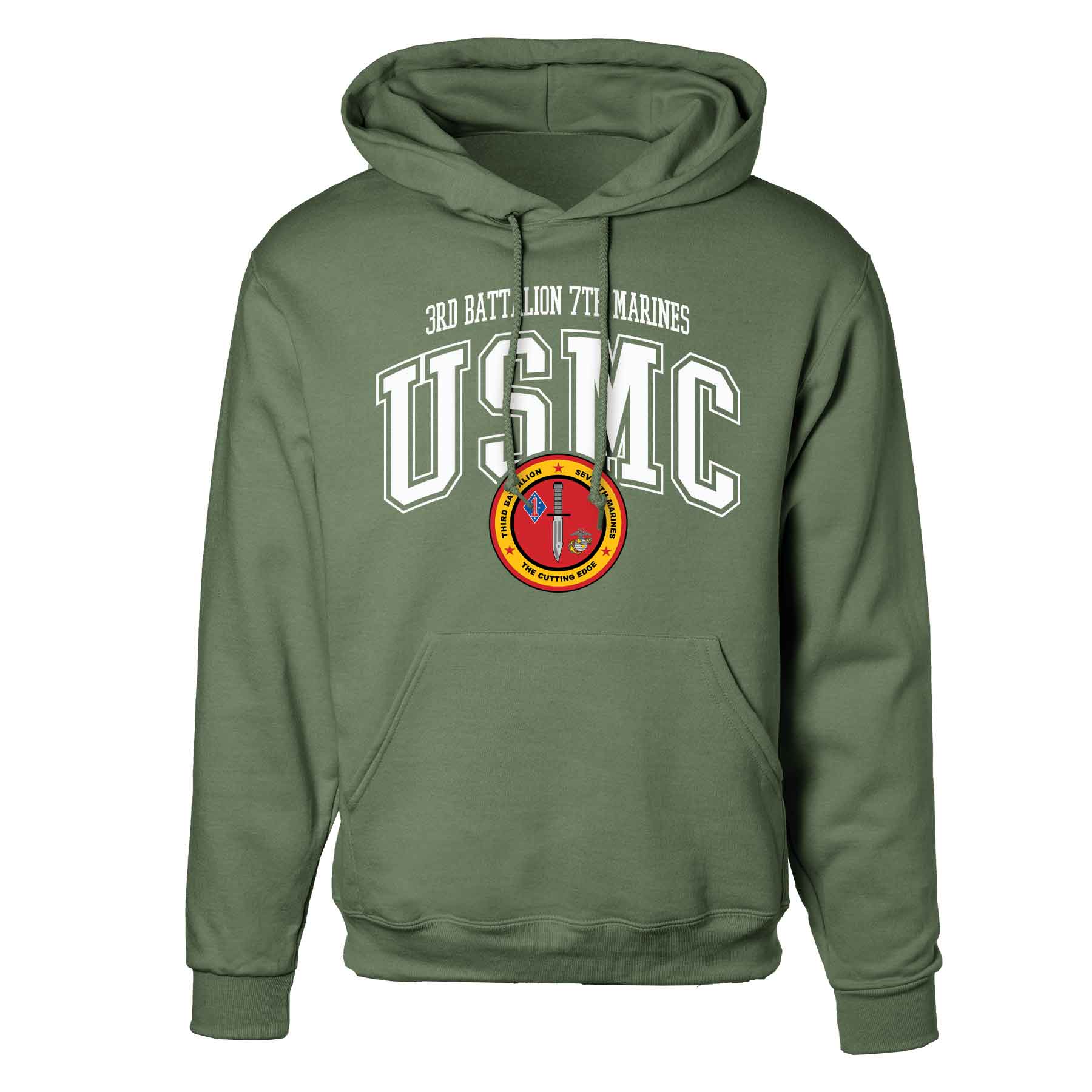 3rd Battalion 7th Marines Arched Hoodie - Image 4