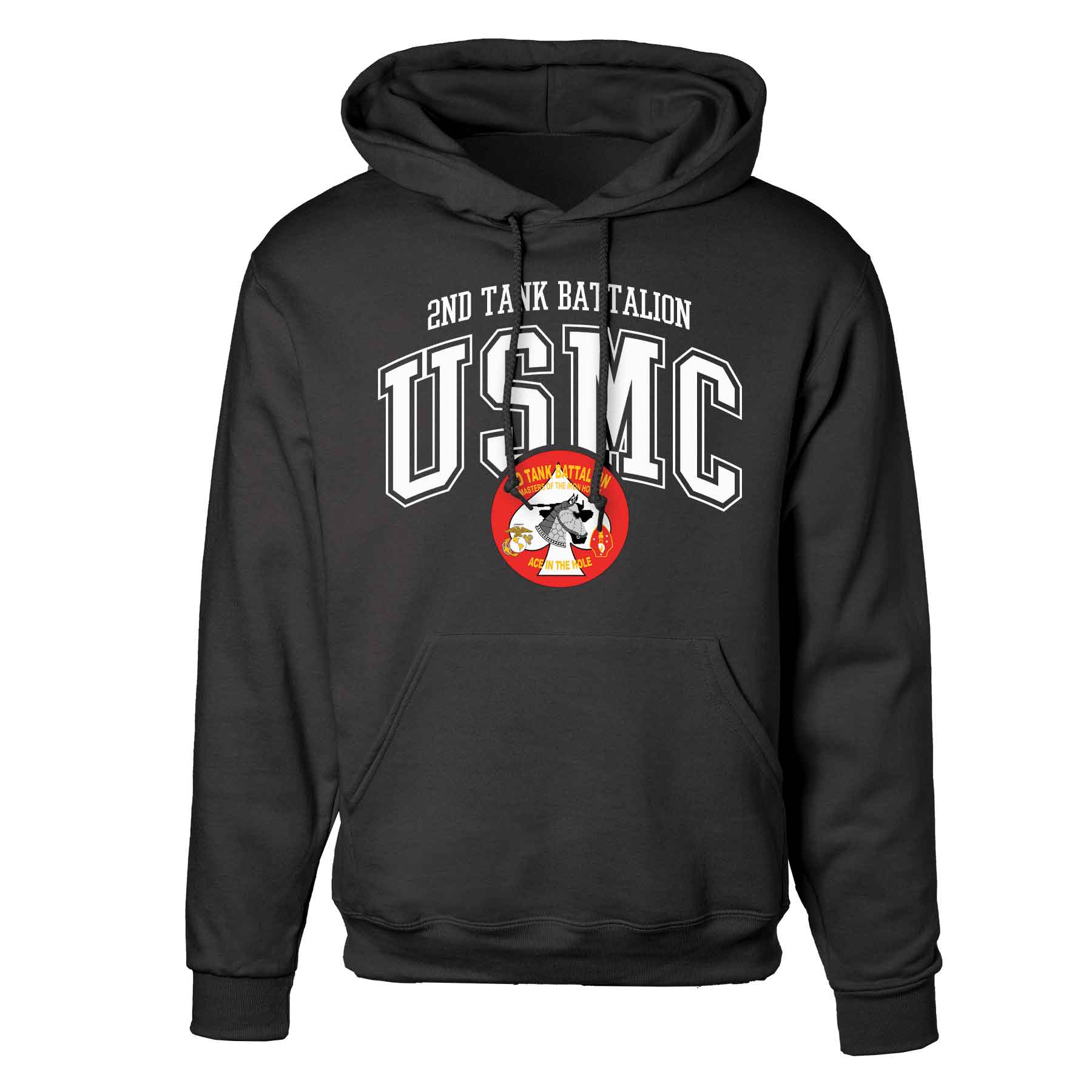 2nd Tank Battalion Arched Hoodie