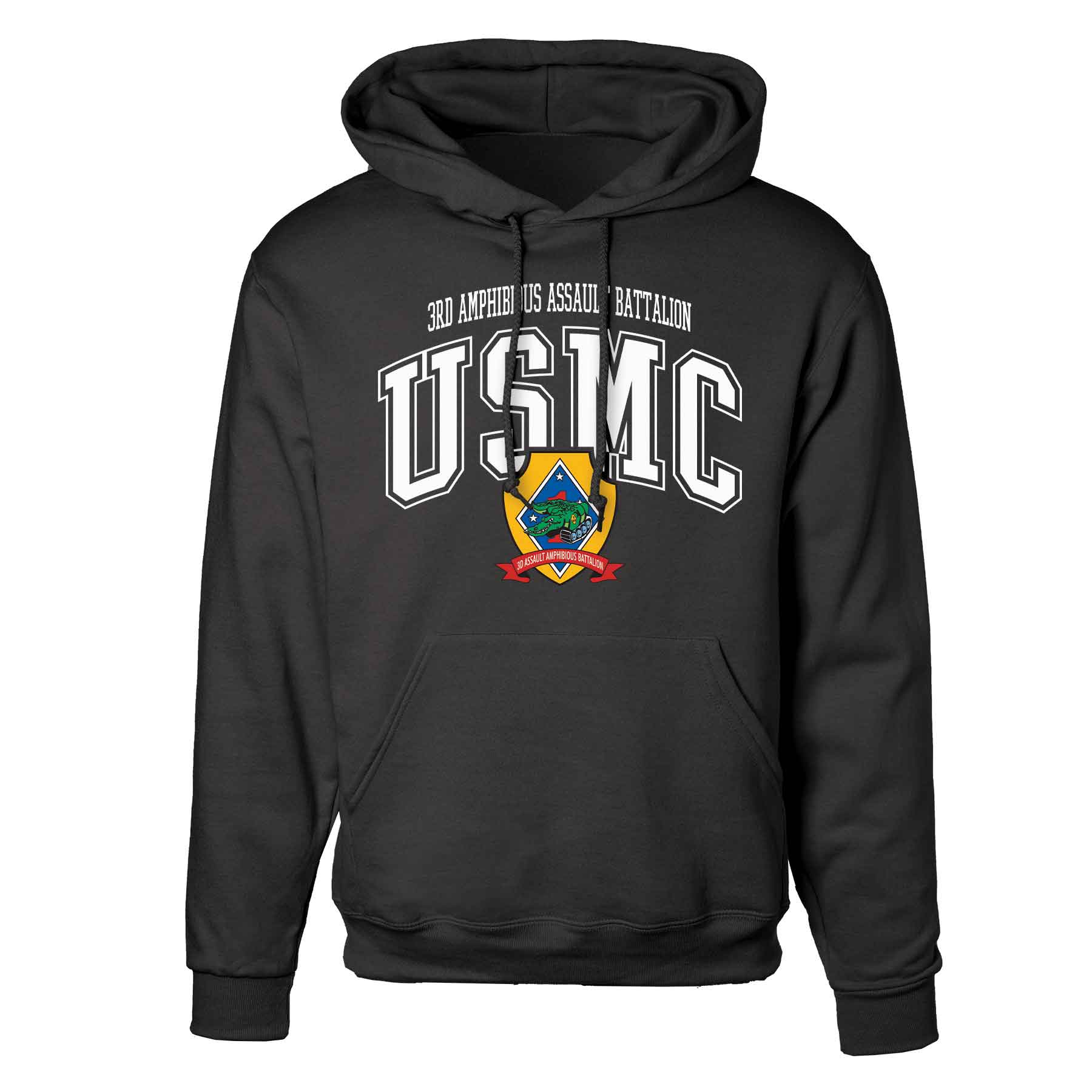 3rd Amphibious Assault Bn Arched Hoodie