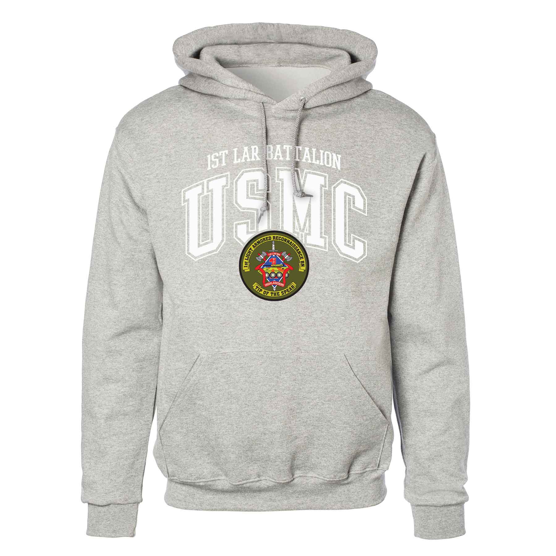 3rd Amphibious Assault Bn Arched Hoodie - Image 2