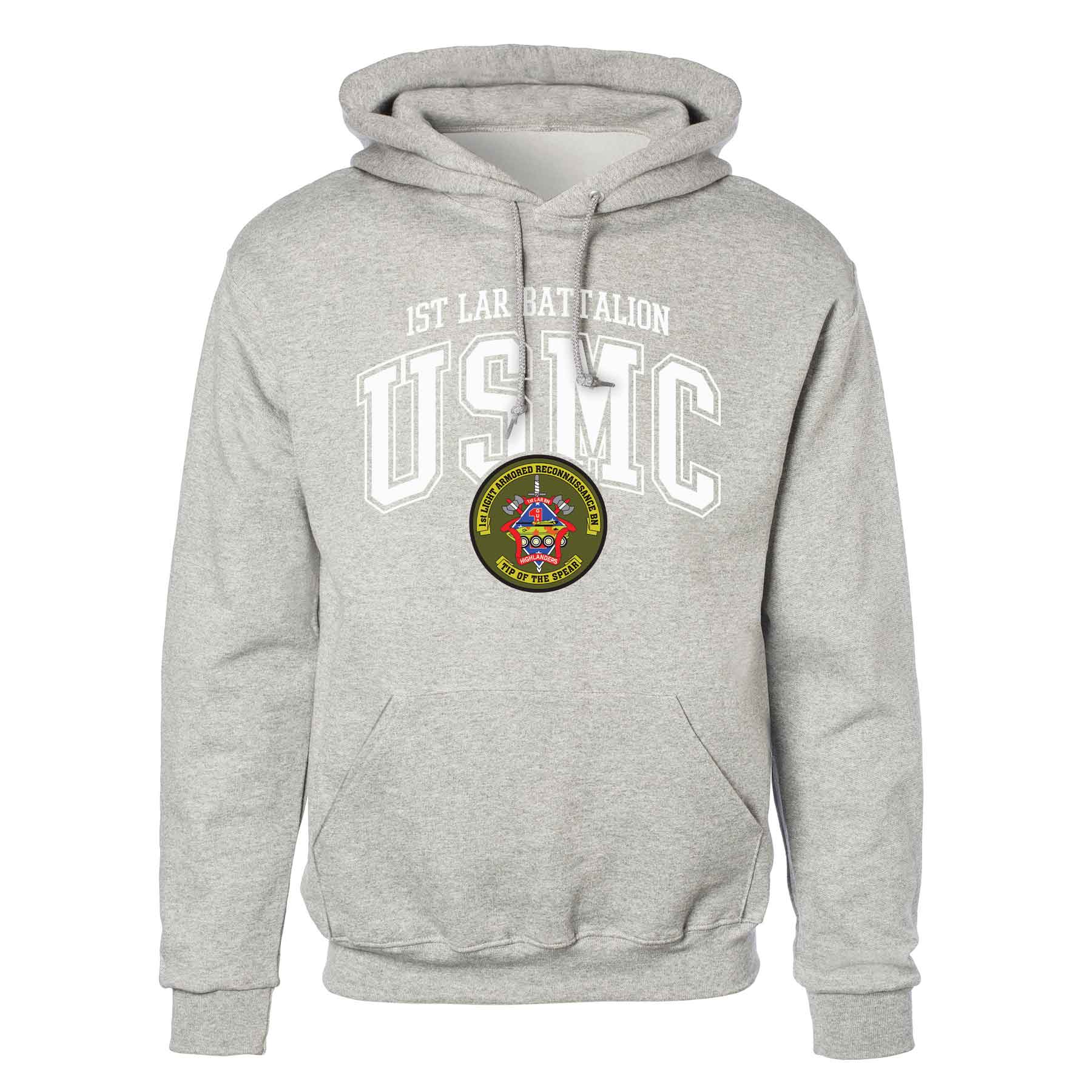 1st LAR Battalion Arched Hoodie - Image 2