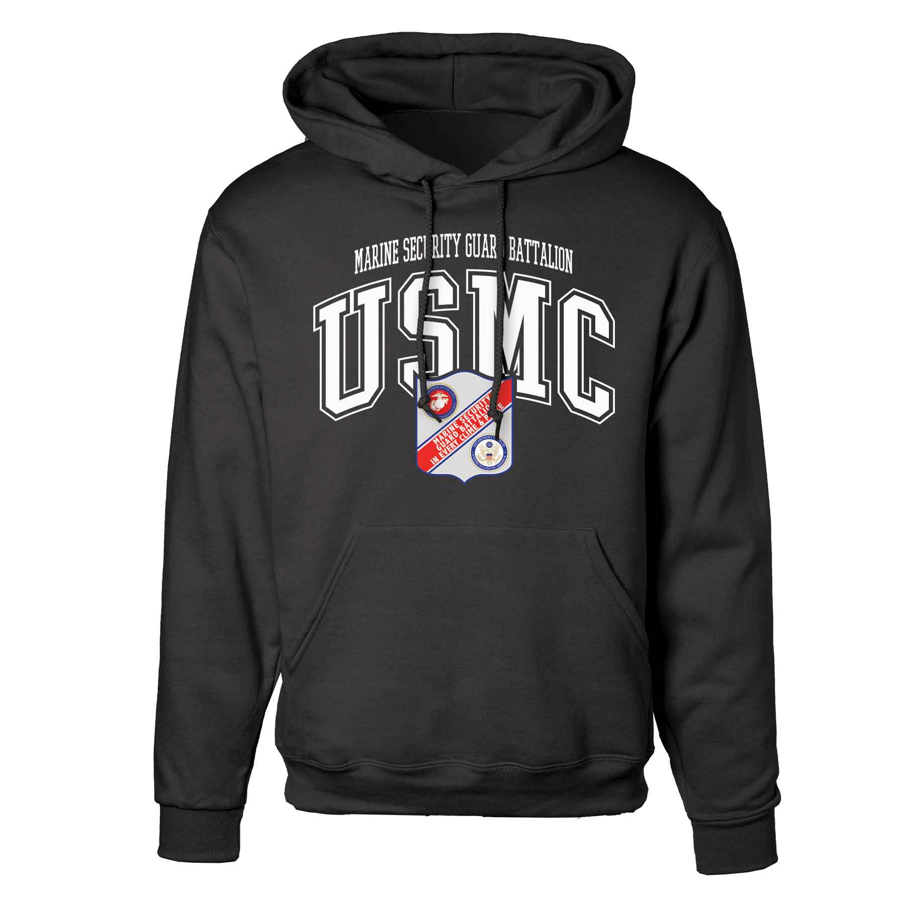 Marine Security Guard Arched Hoodie