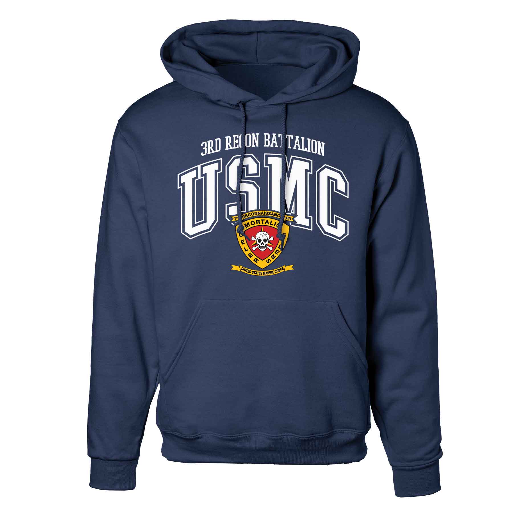3rd Recon Battalion Arched Hoodie - Image 3