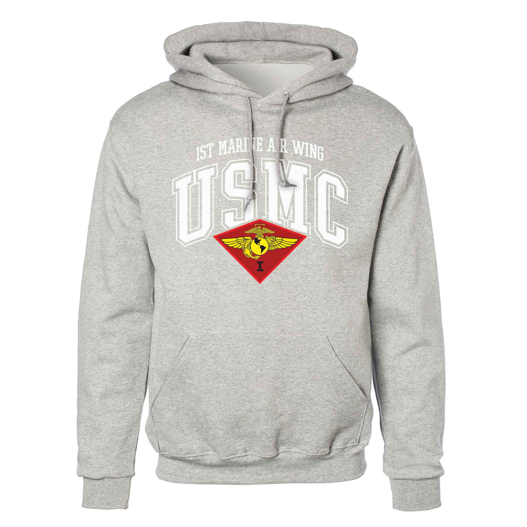 1st Marine Air Wing Arched Hoodie - Image 2