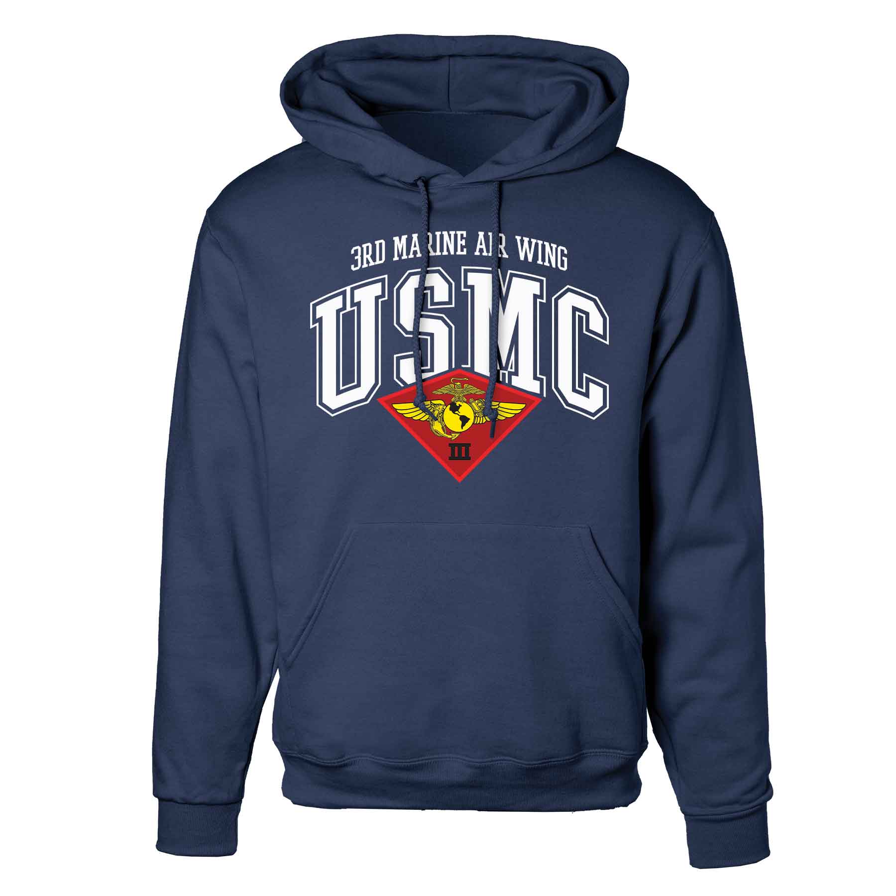 3rd Marine Air Wing Arched Hoodie - Image 3