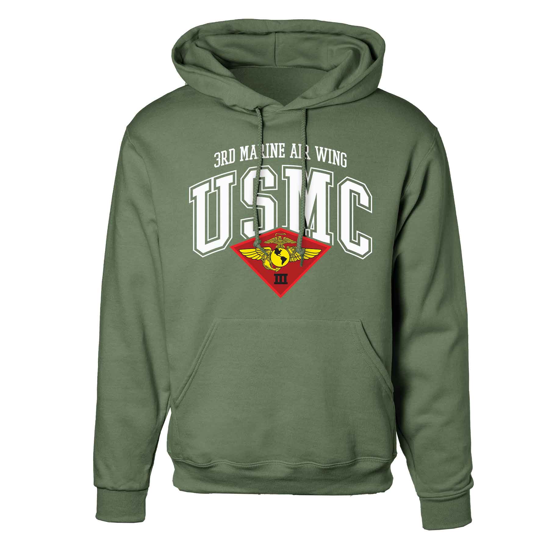 3rd Marine Air Wing Arched Hoodie - Image 4