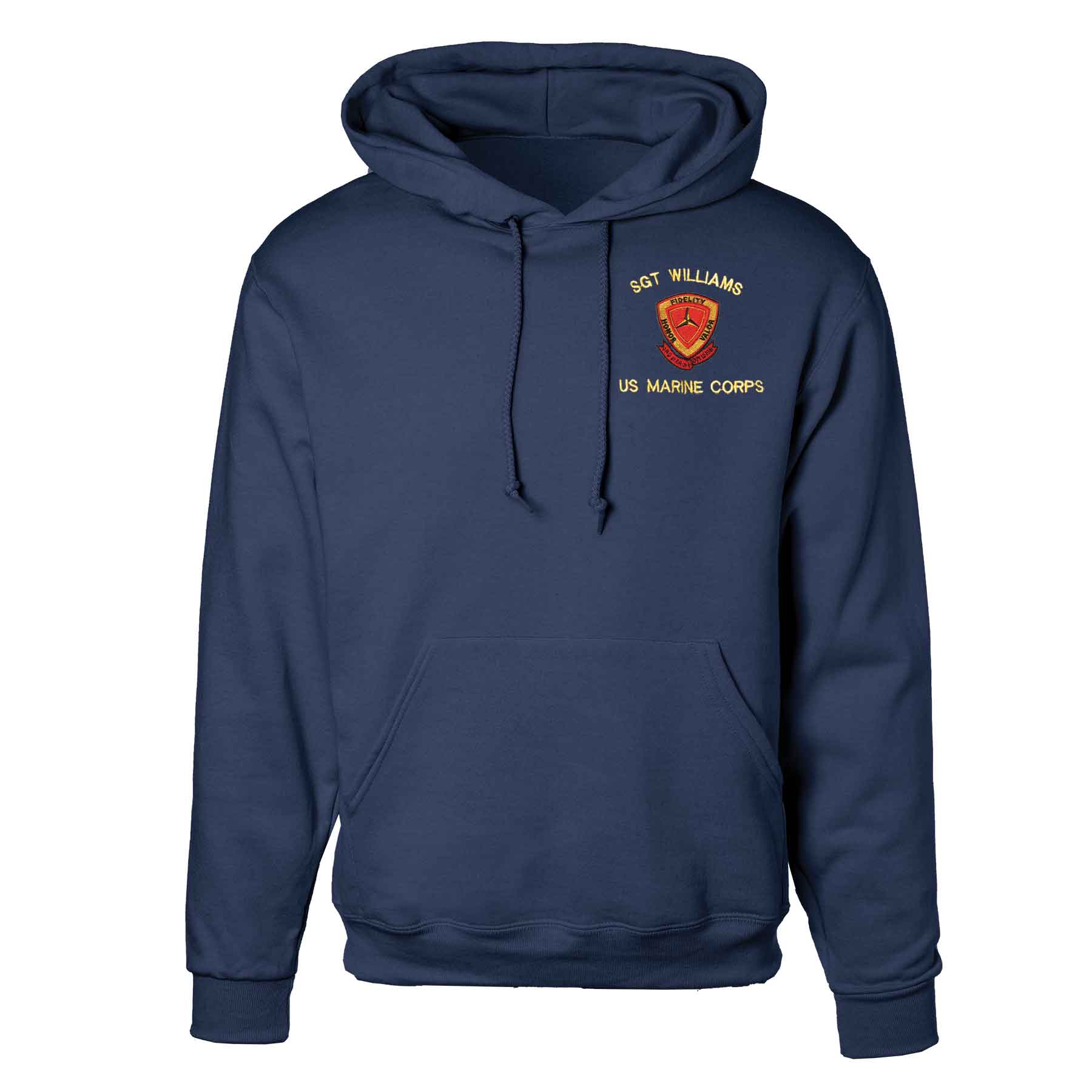 3rd Marine Division Embroidered Hoodie - Image 3