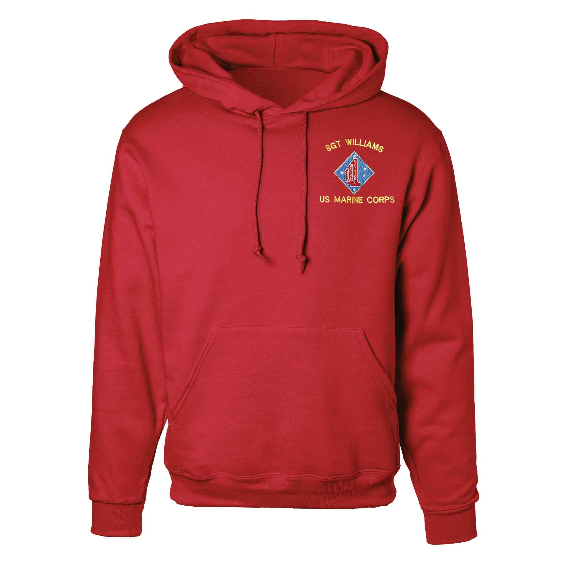 1st Battalion 1st Marines Embroidered Hoodie - Image 5