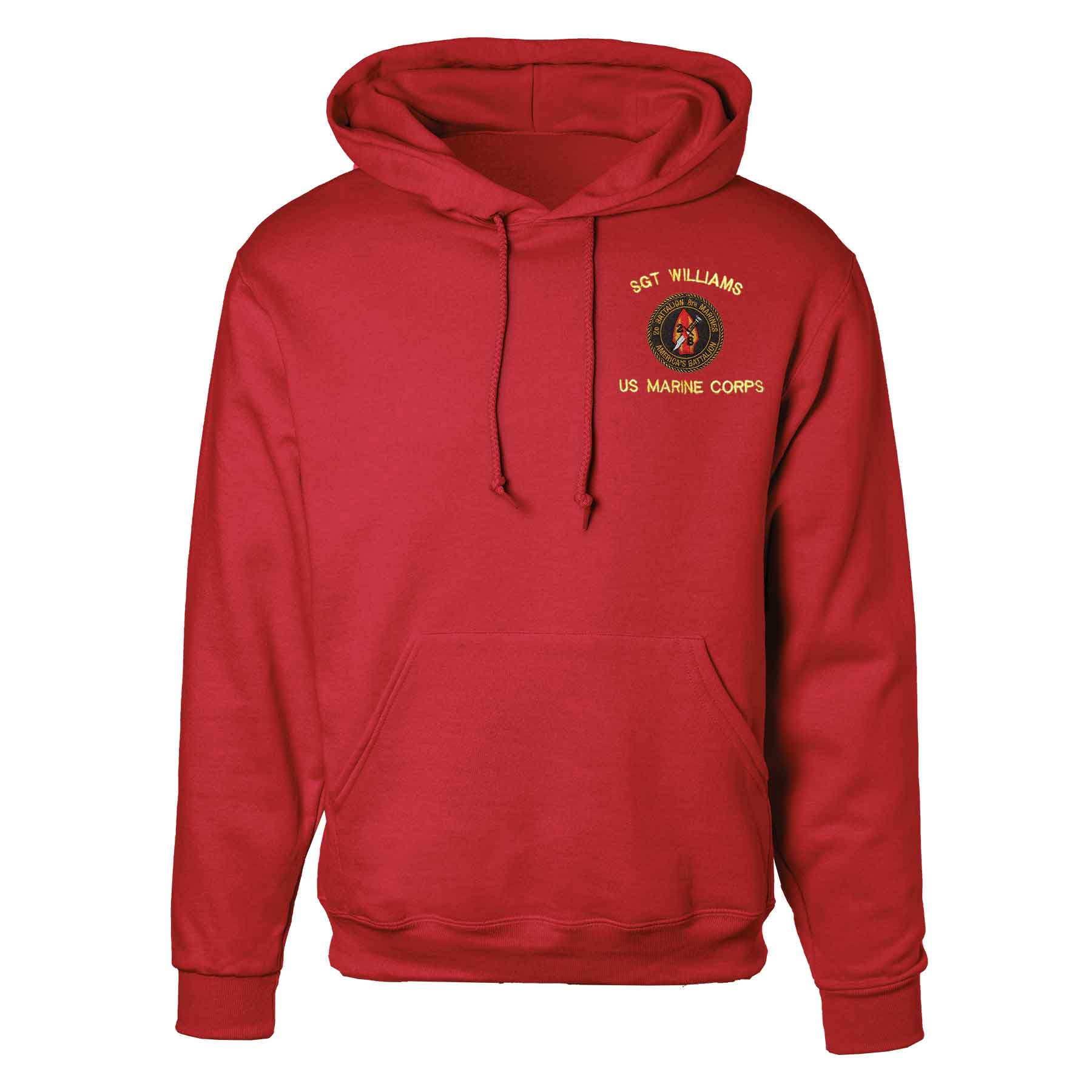 2nd Battalion 8th Marines Embroidered Hoodie - Image 5