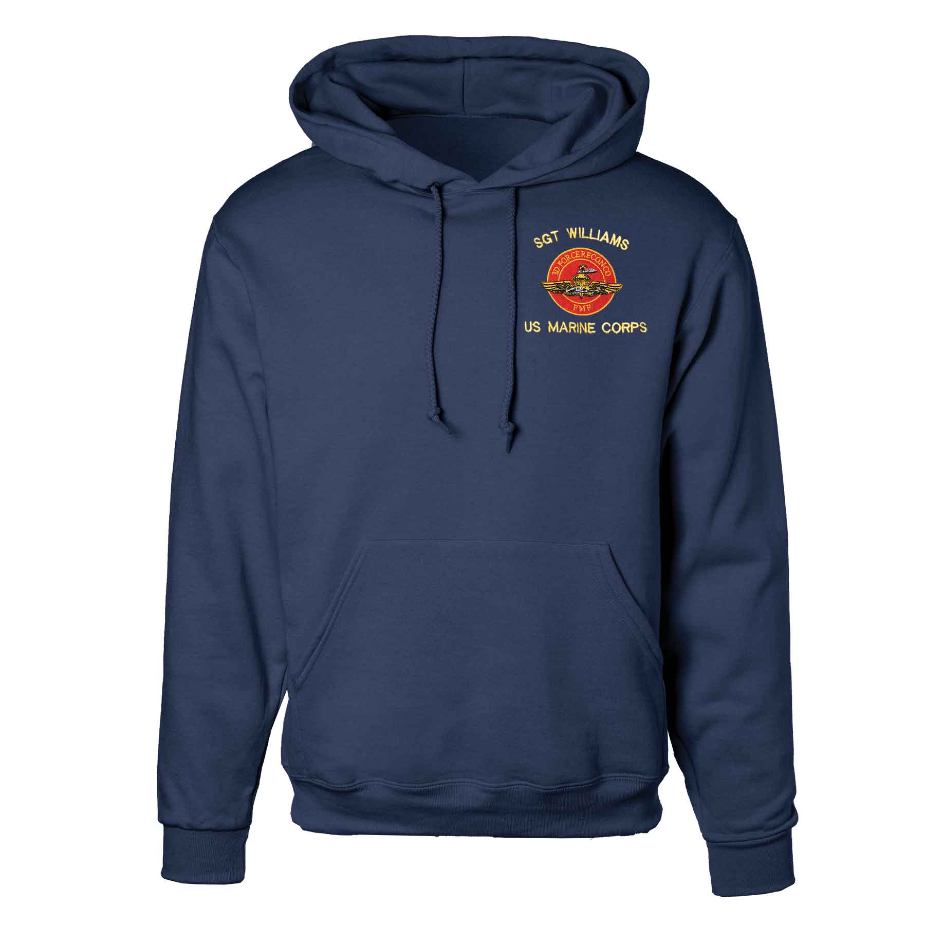 2nd Force Reconnaissance Co Embroidered Hoodie - Image 3