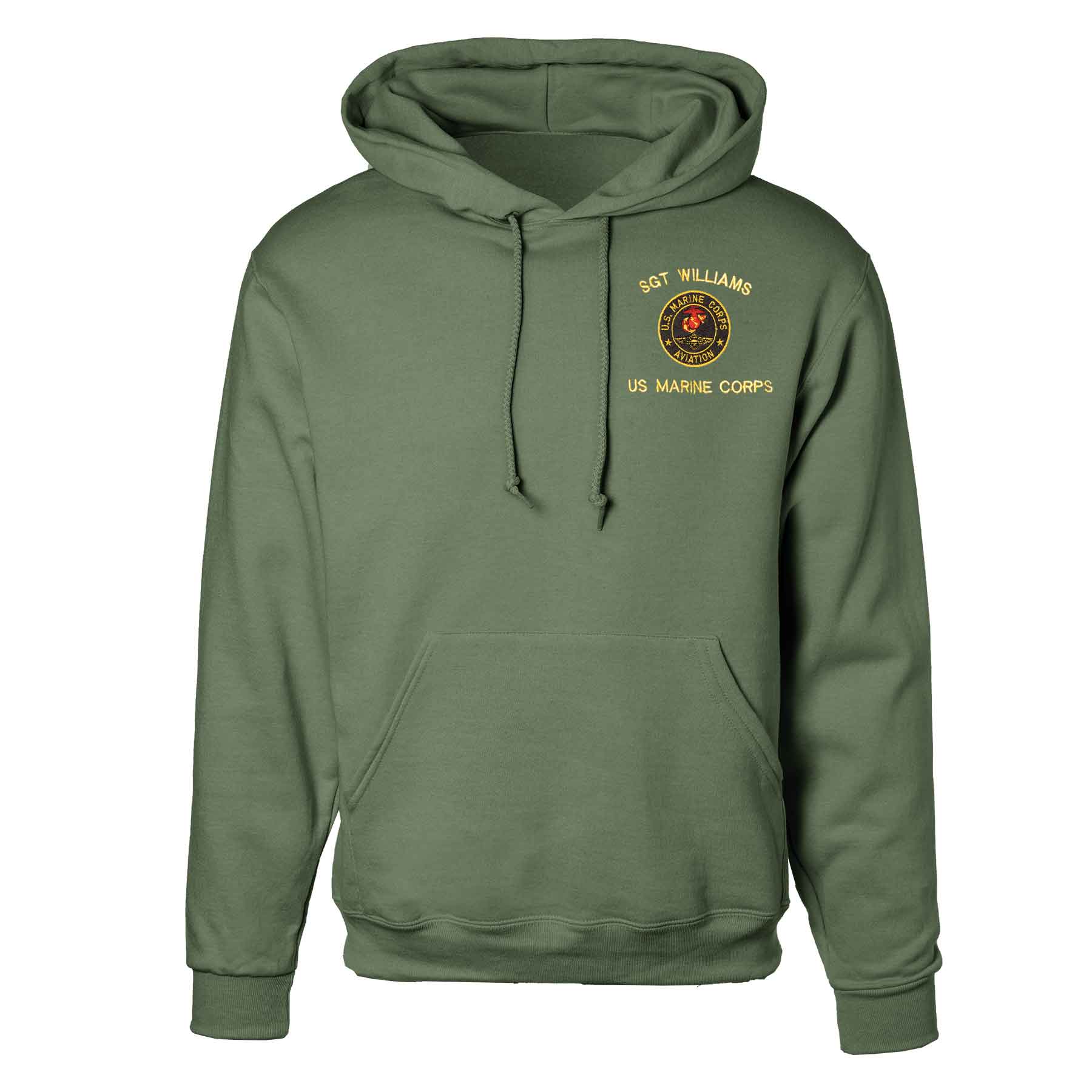Marine Corps Aviation Embroidered Hoodie - Image 4