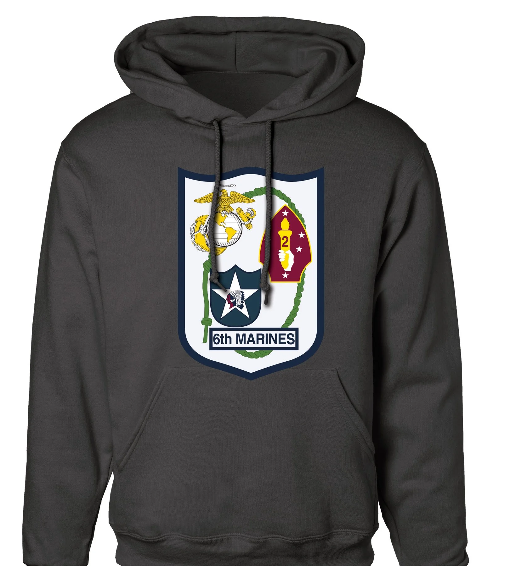 6th Marines Regimental Hoodie - Image 2