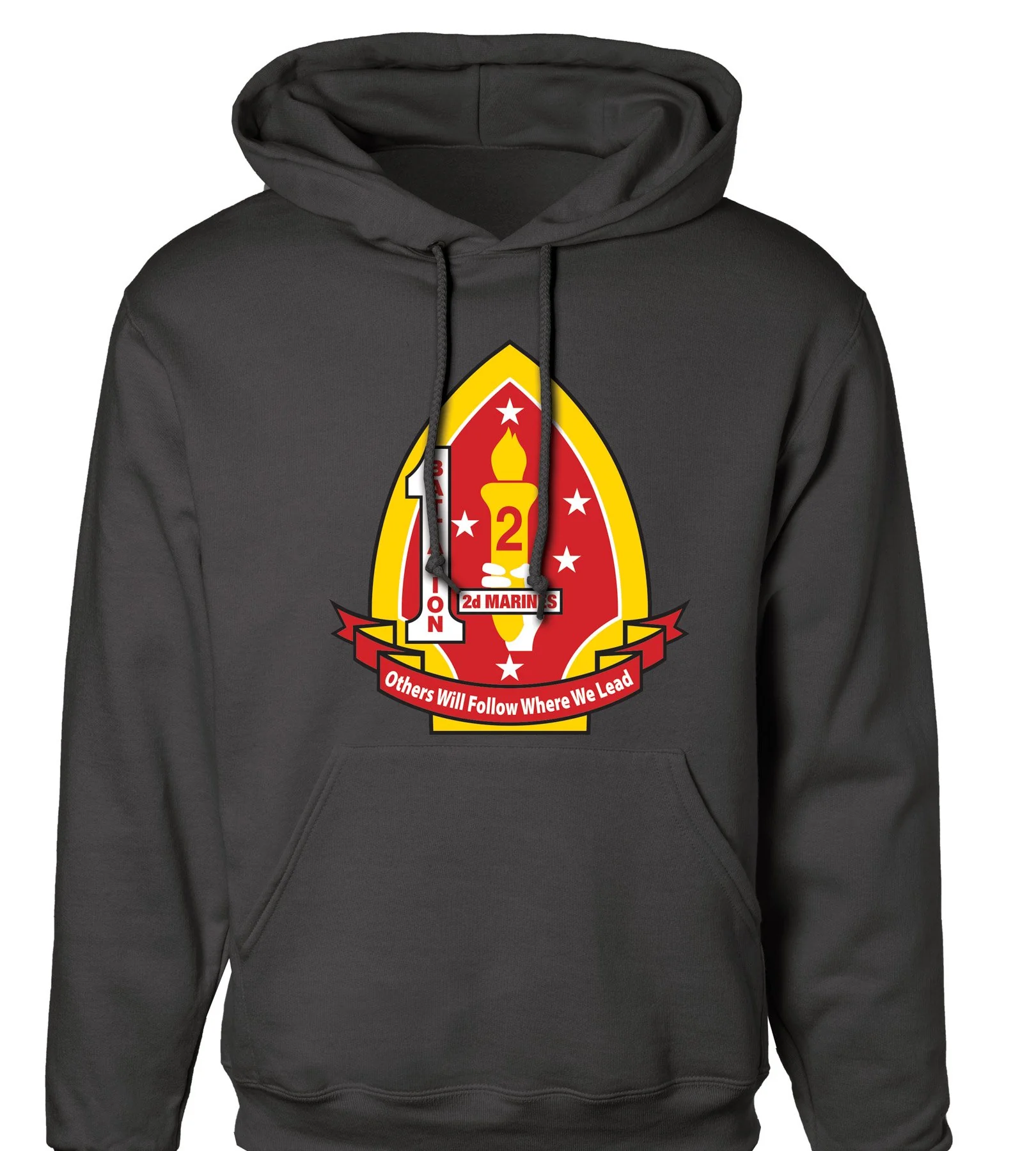 1st Battalion 2nd Marines Hoodie - Image 2