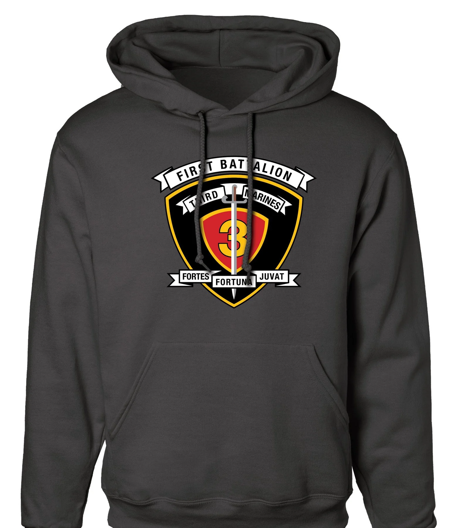 1st Battalion 3rd Marines Hoodie - Image 2