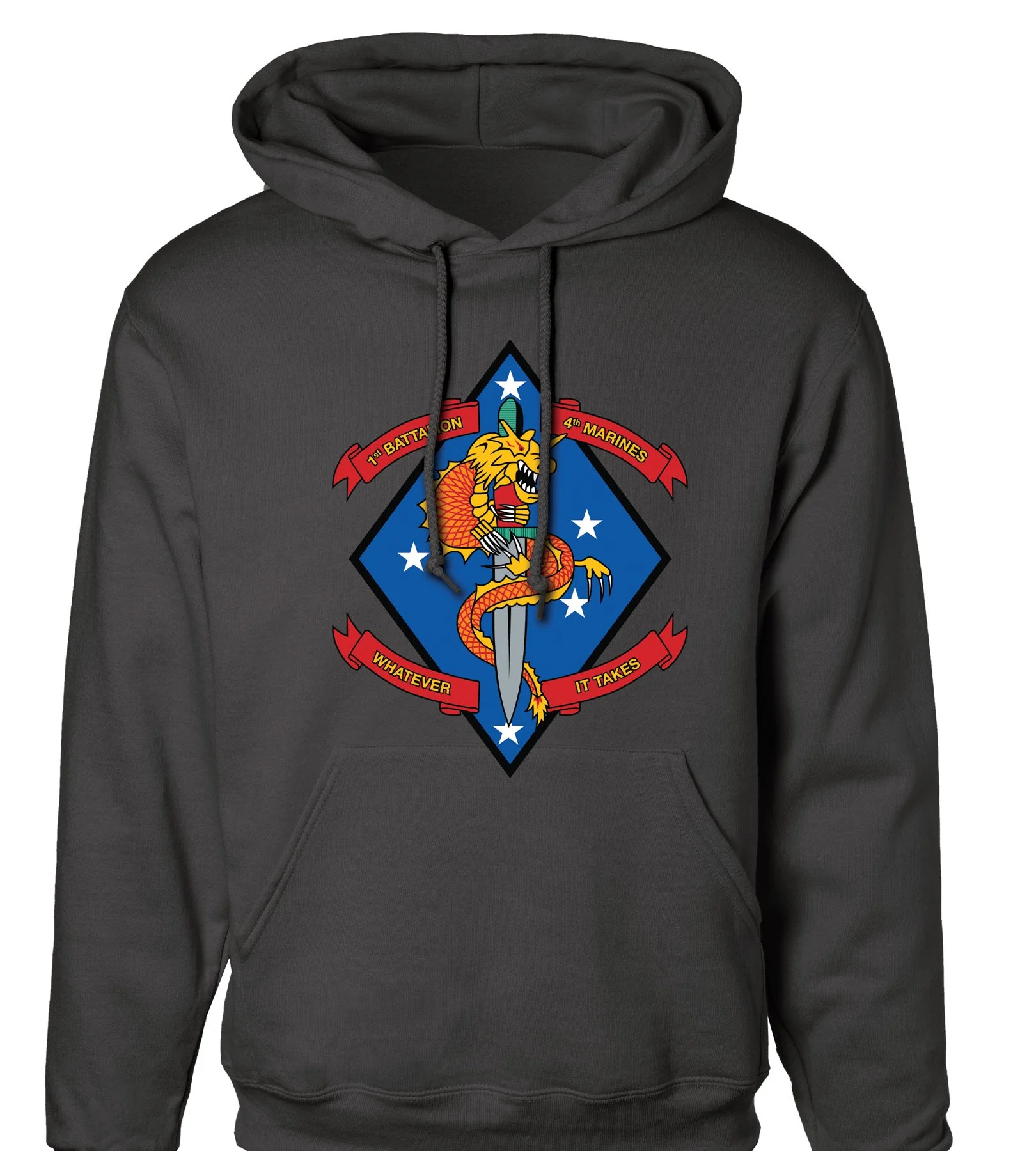 1st Battalion 4th Marines Hoodie - Image 2