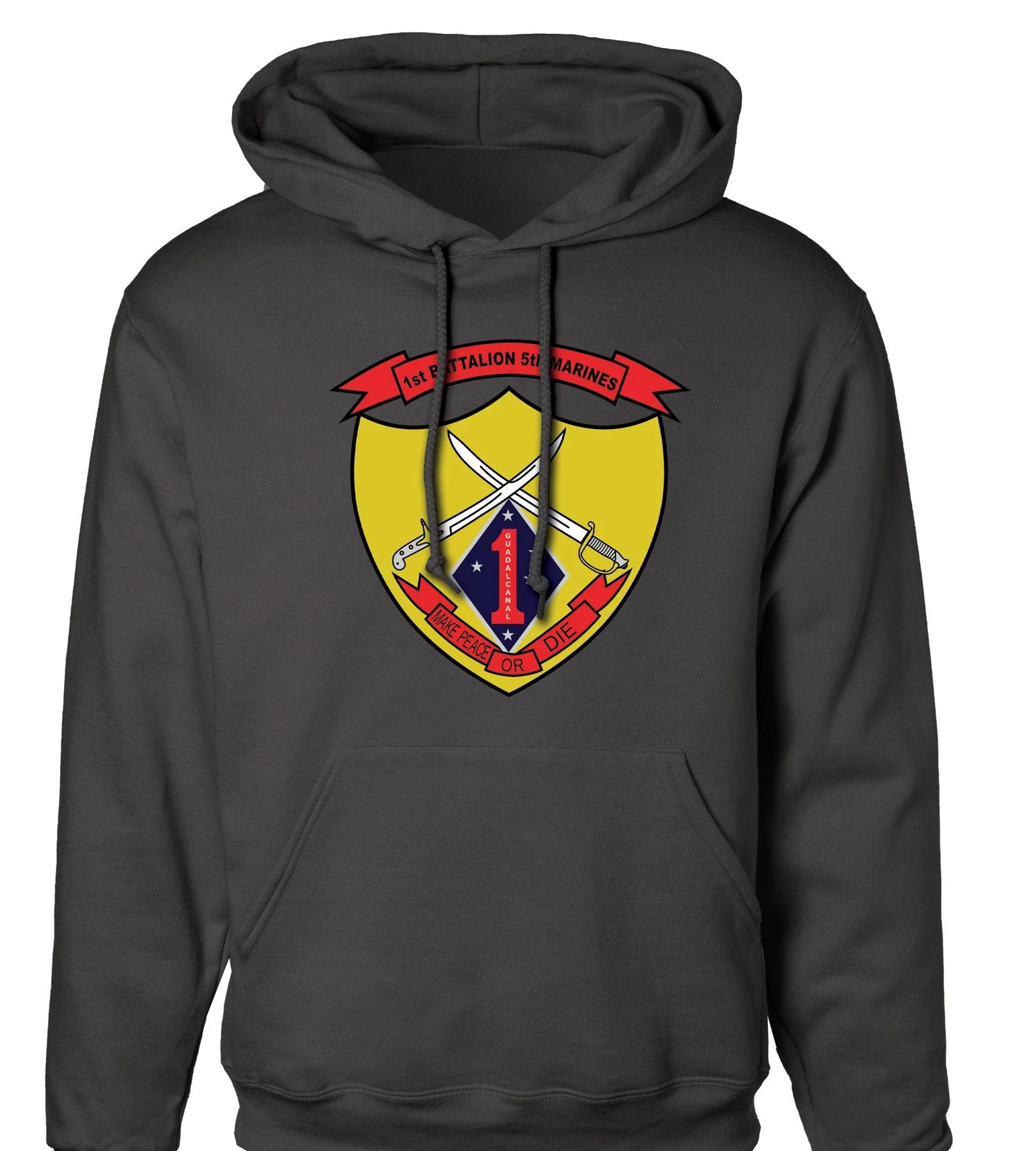 1st Battalion 5th Marines Hoodie - Image 2
