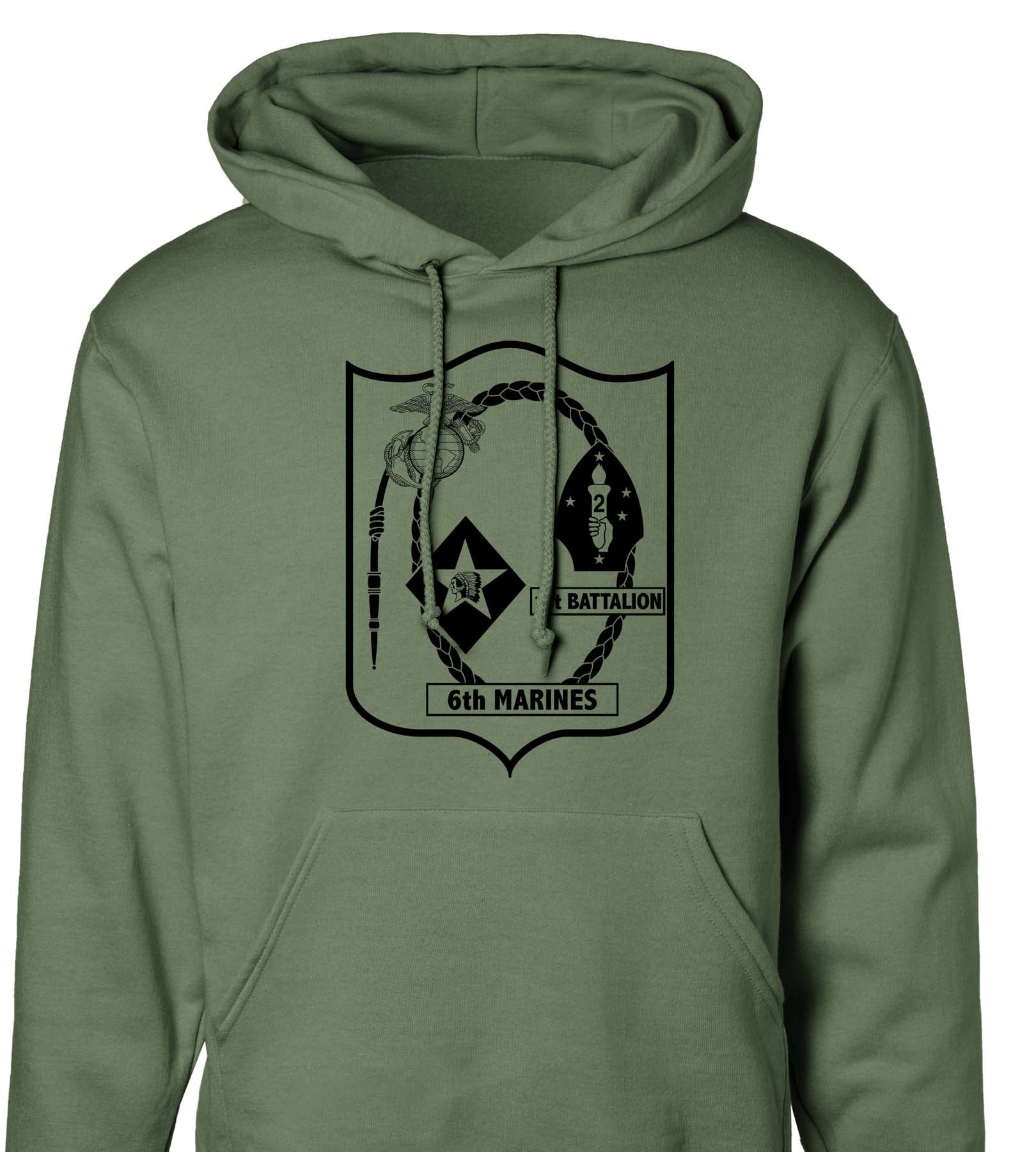 1st Battalion 6th Marines Insignia Hoodie - Image 3