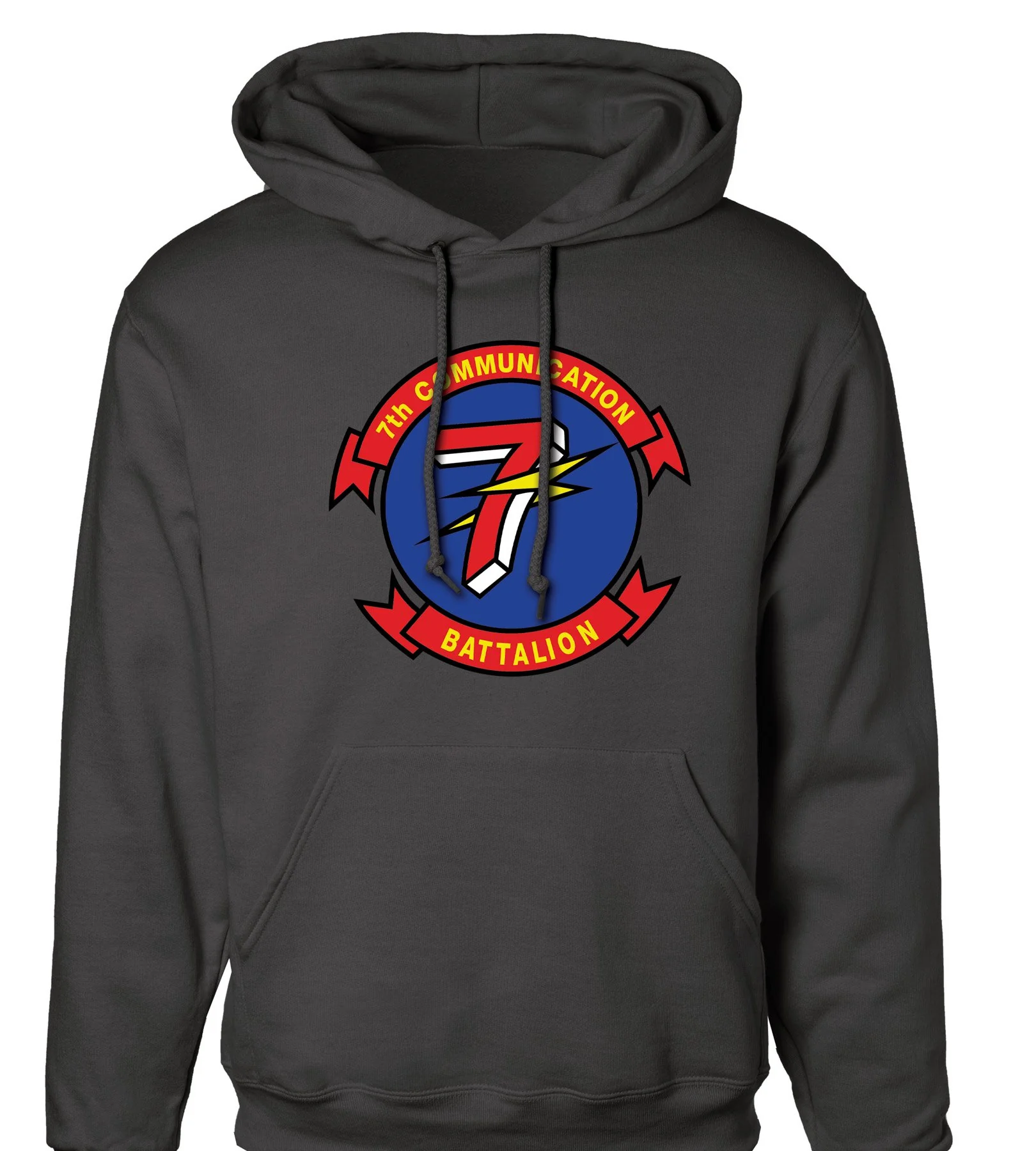 7th Communication Battalion Patch Hoodie - Image 2