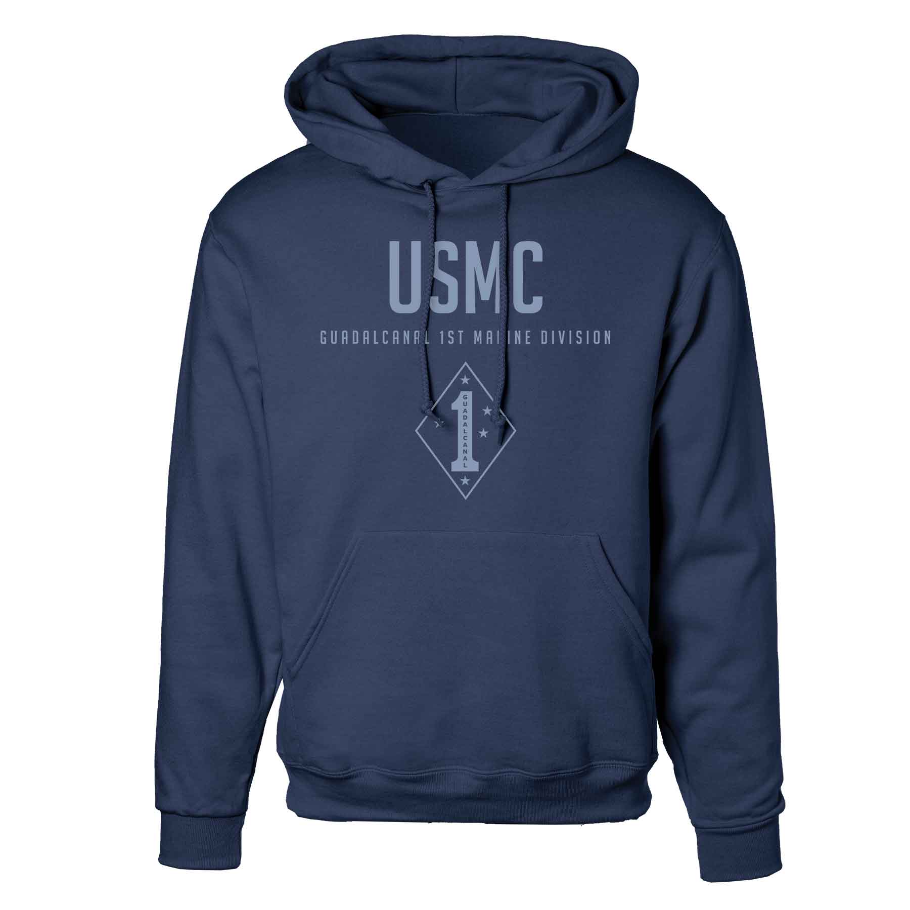 Guadalcanal 1st Marine Division Tonal Hoodie - Image 3
