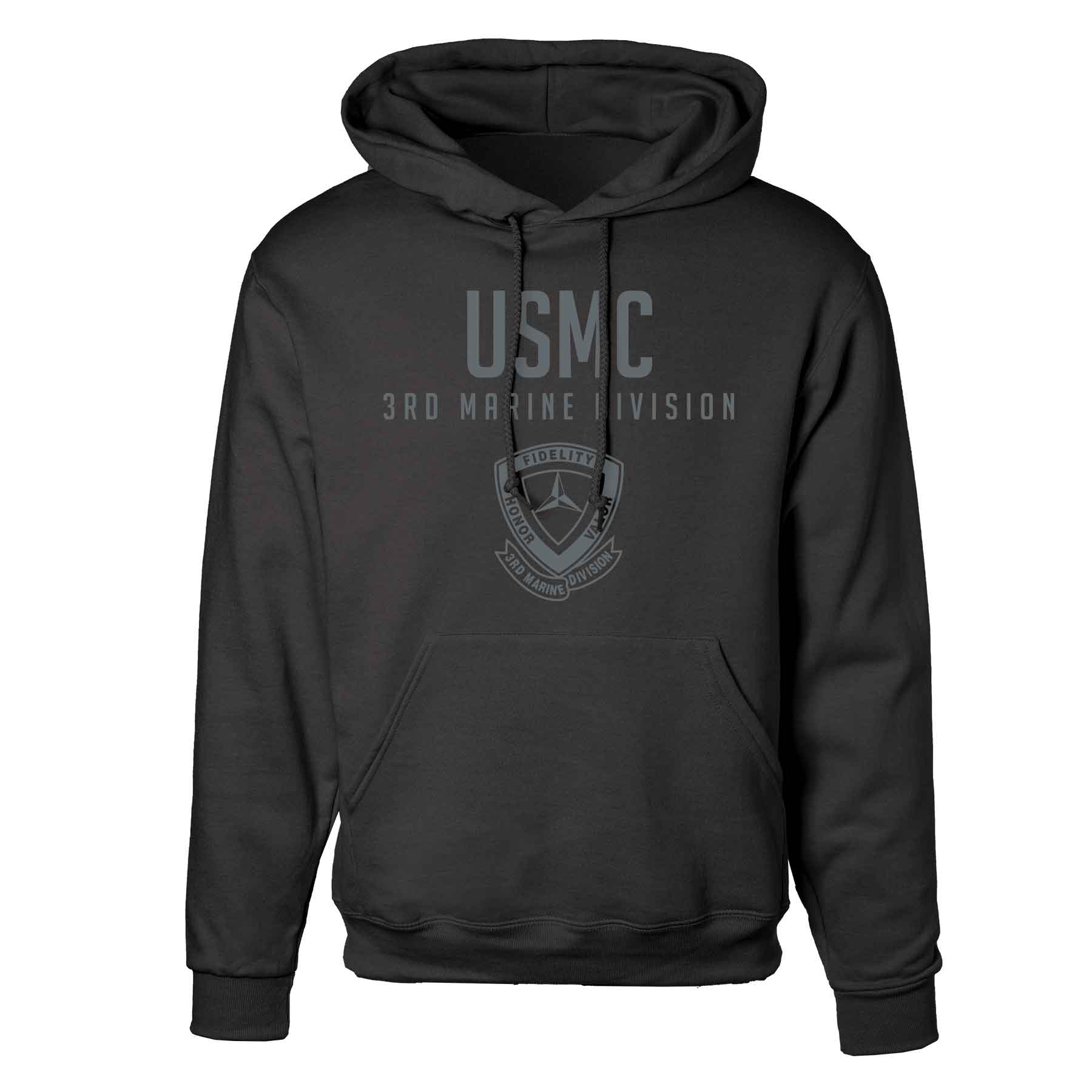 3rd Marine Division Tonal Hoodie