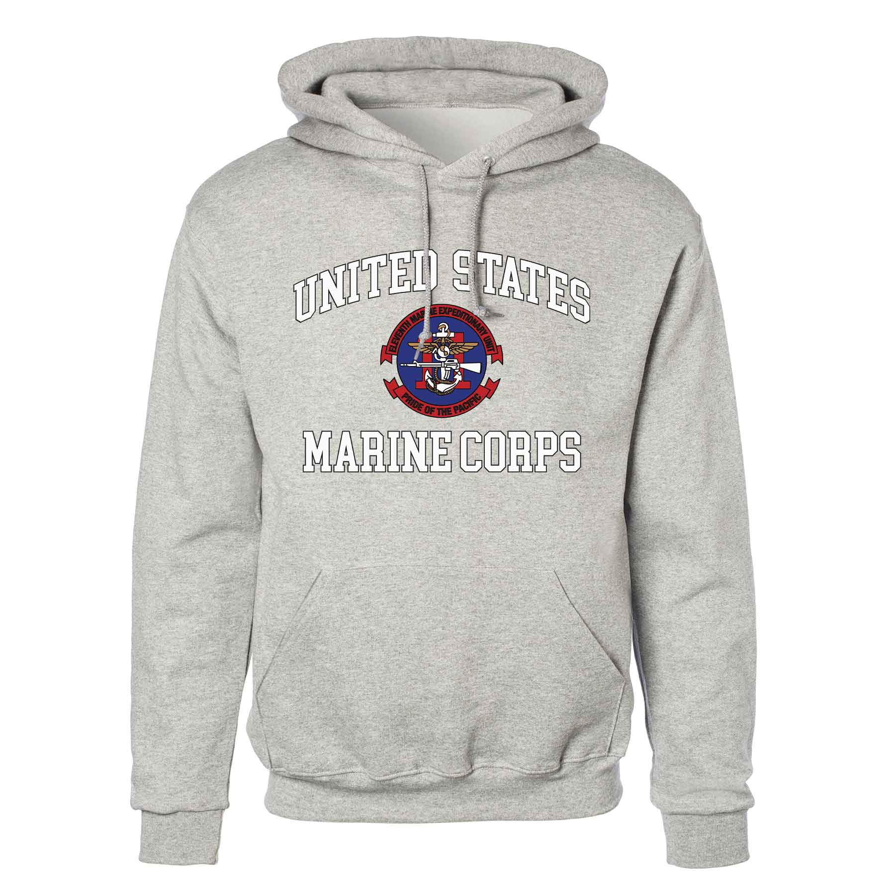 11th MEU Pride Of The Pacific USMC Hoodie - Image 2