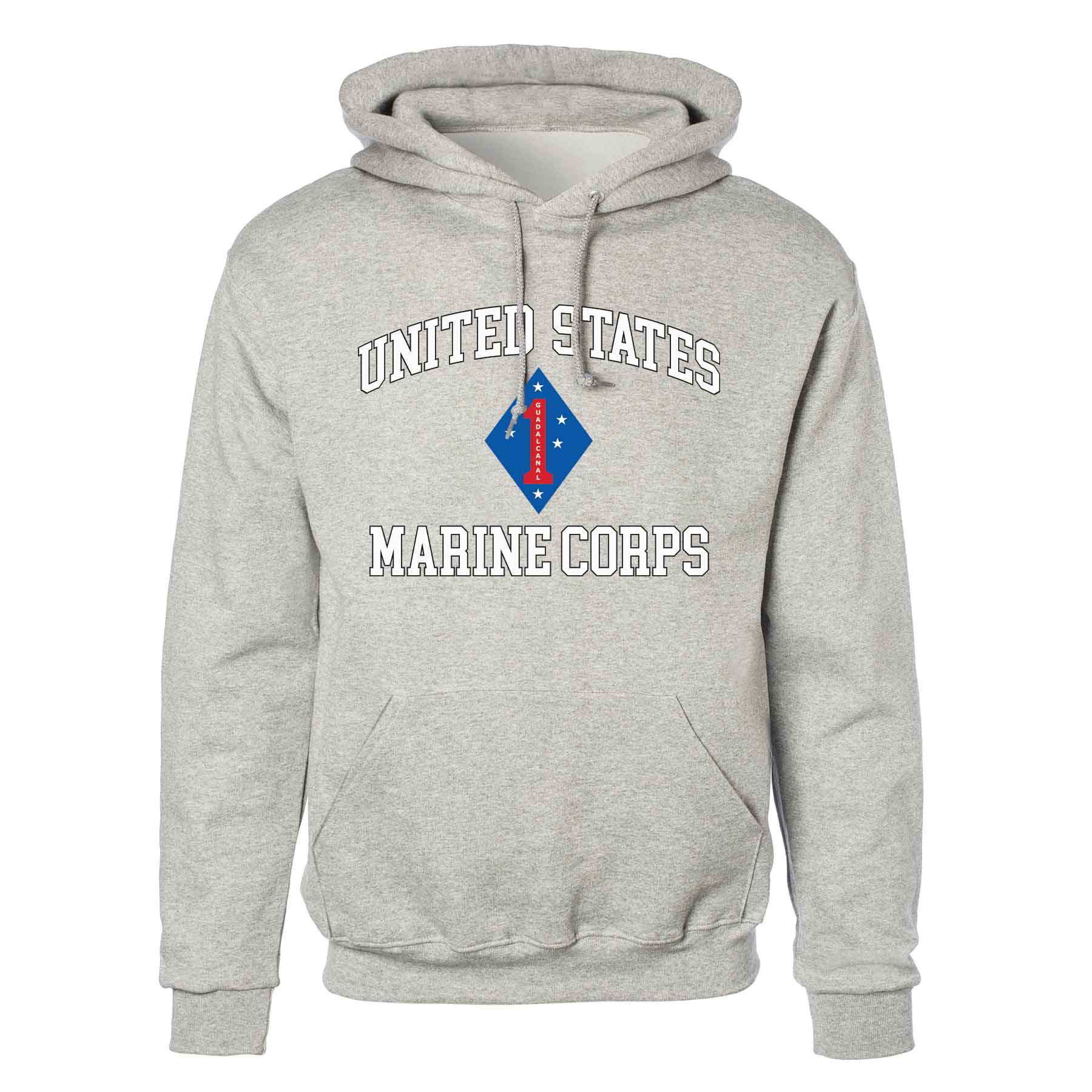 Guadalcanal 1st Marine Division USMC Hoodie - Image 2