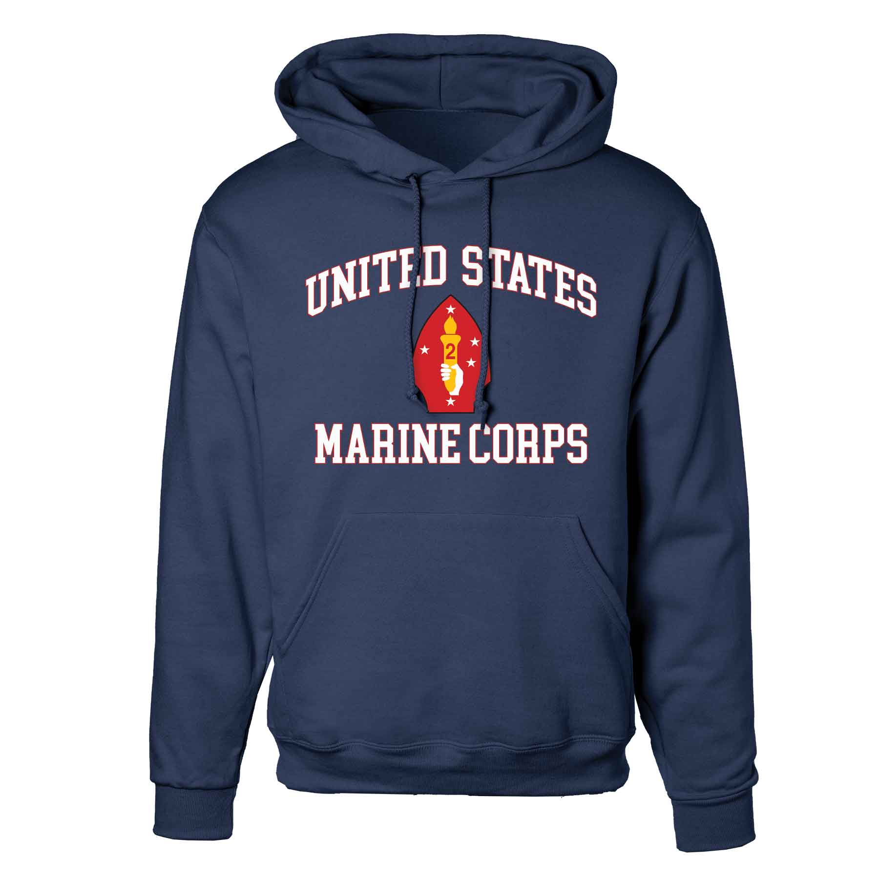 2nd Marine Division USMC Hoodie - Image 3