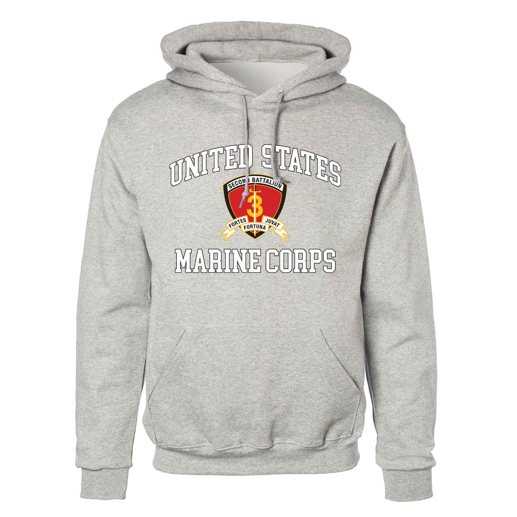 2nd Battalion 3rd Marines USMC Hoodie - Image 2