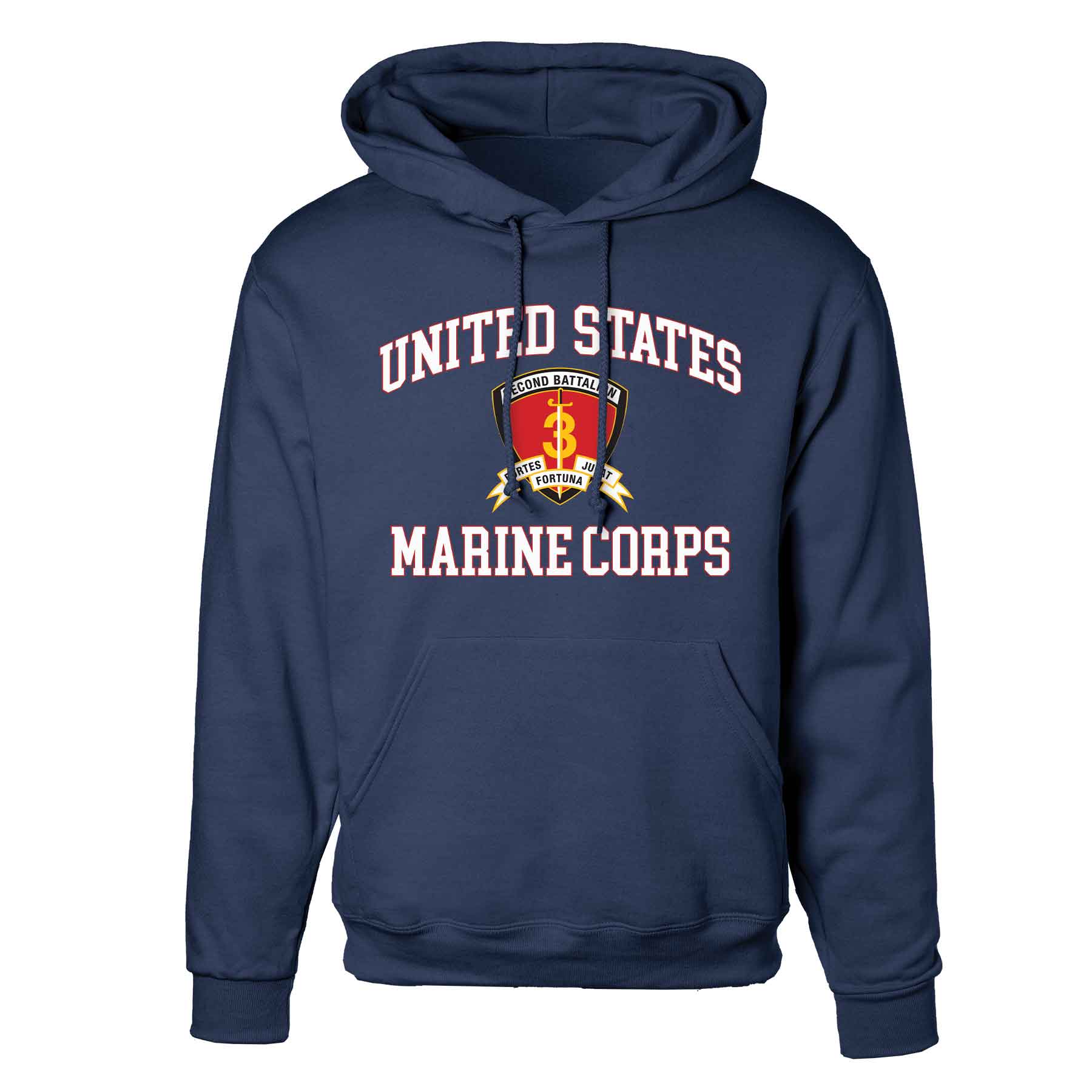 2nd Battalion 3rd Marines USMC Hoodie - Image 3