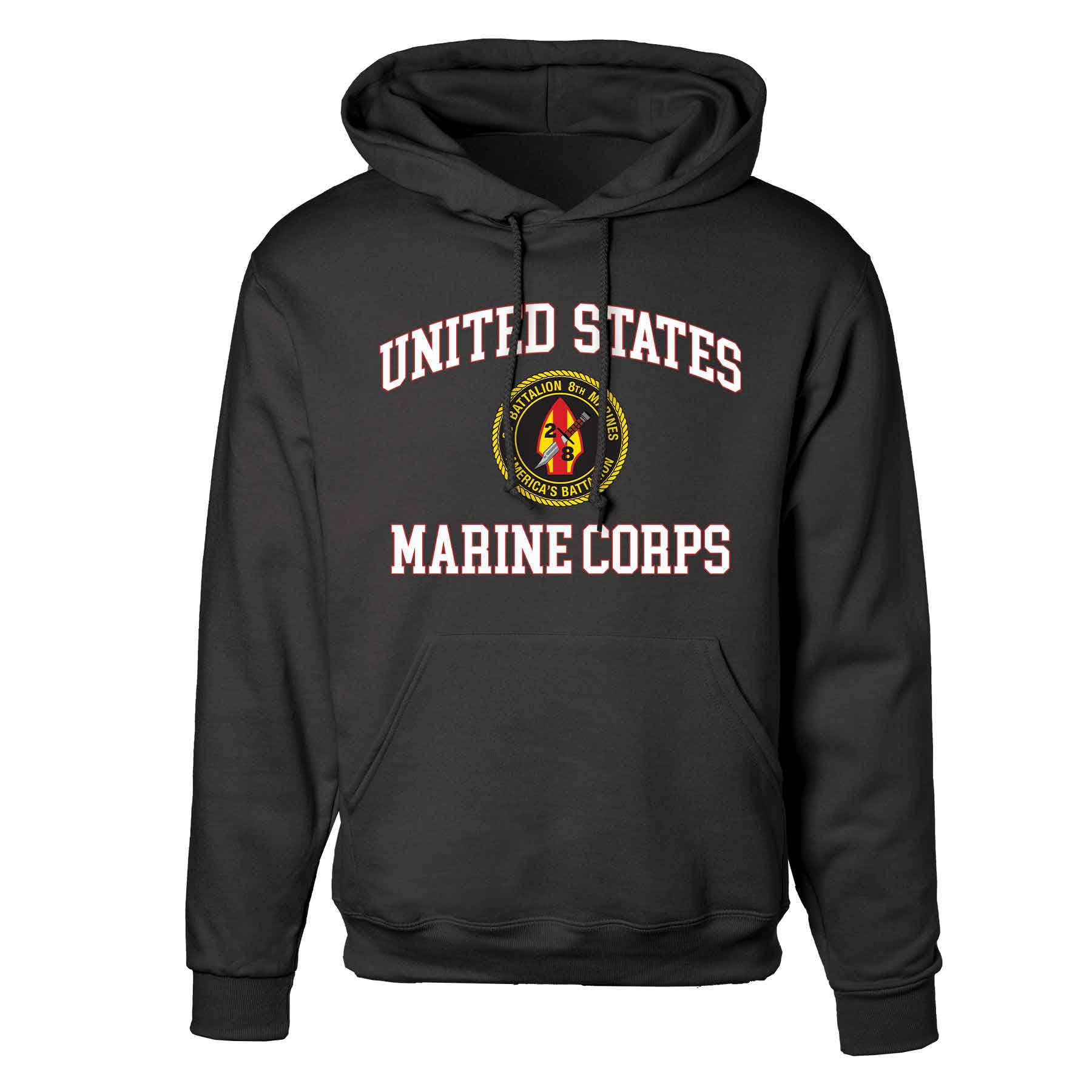 2nd Battalion 8th Marines USMC Hoodie