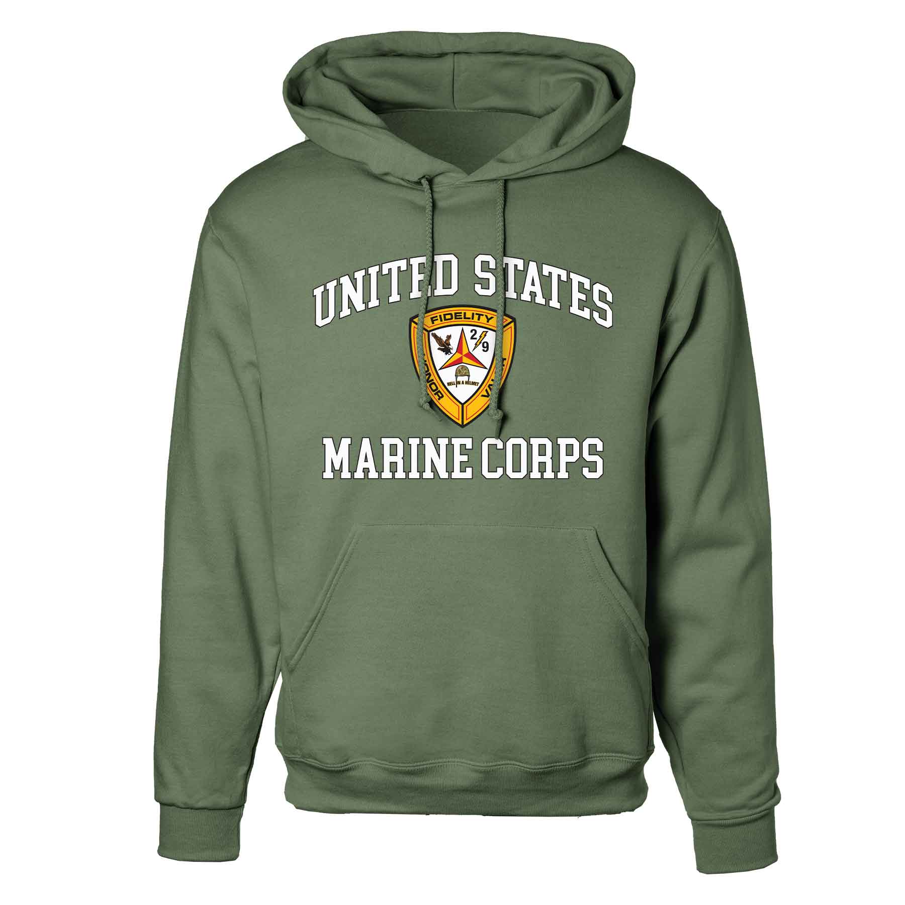 2nd Battalion 9th Marines USMC Hoodie - Image 4