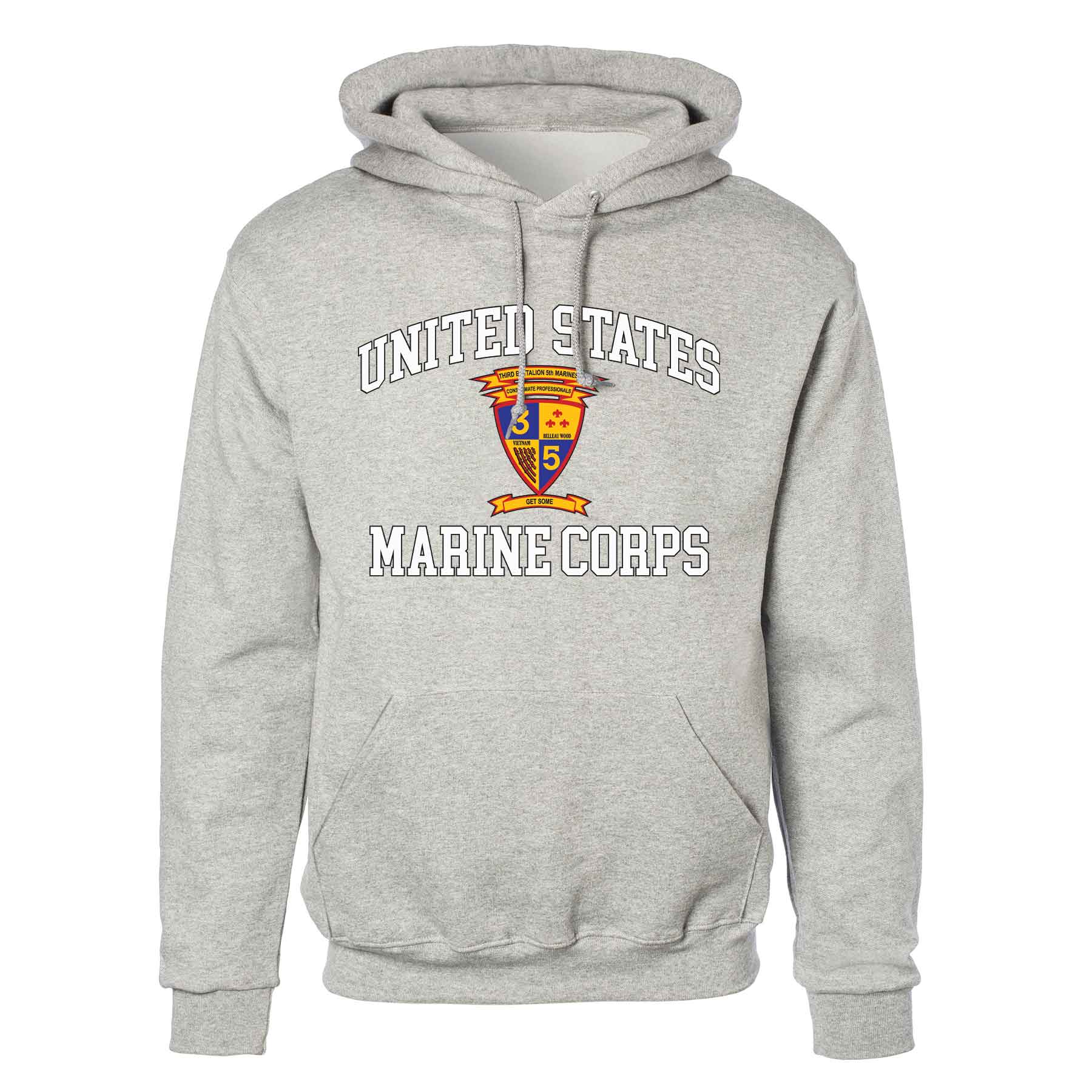 3rd Battalion 5th Marines USMC Hoodie - Image 2