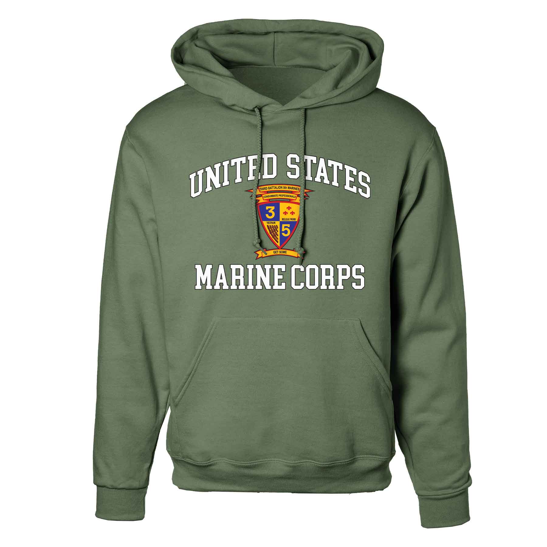 3rd Battalion 5th Marines USMC Hoodie - Image 4