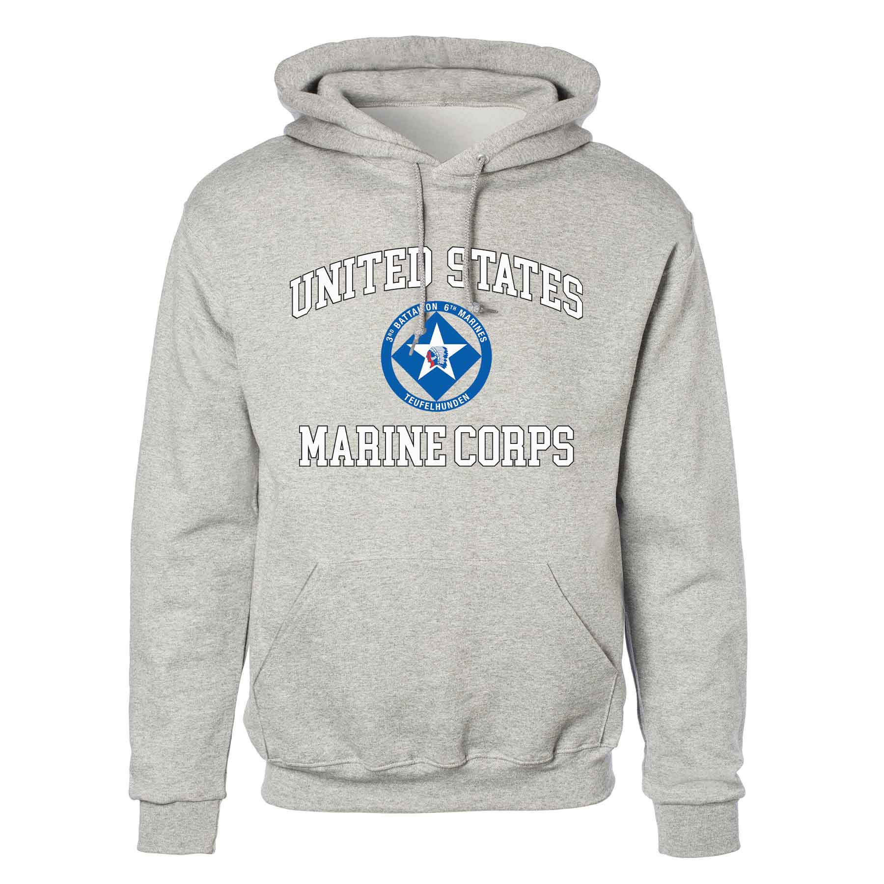 3rd Battalion 6th Marines USMC Hoodie - Image 2