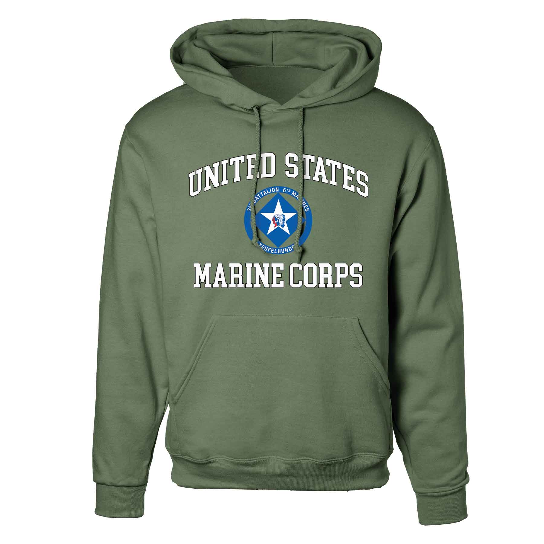 3rd Battalion 6th Marines USMC Hoodie - Image 4