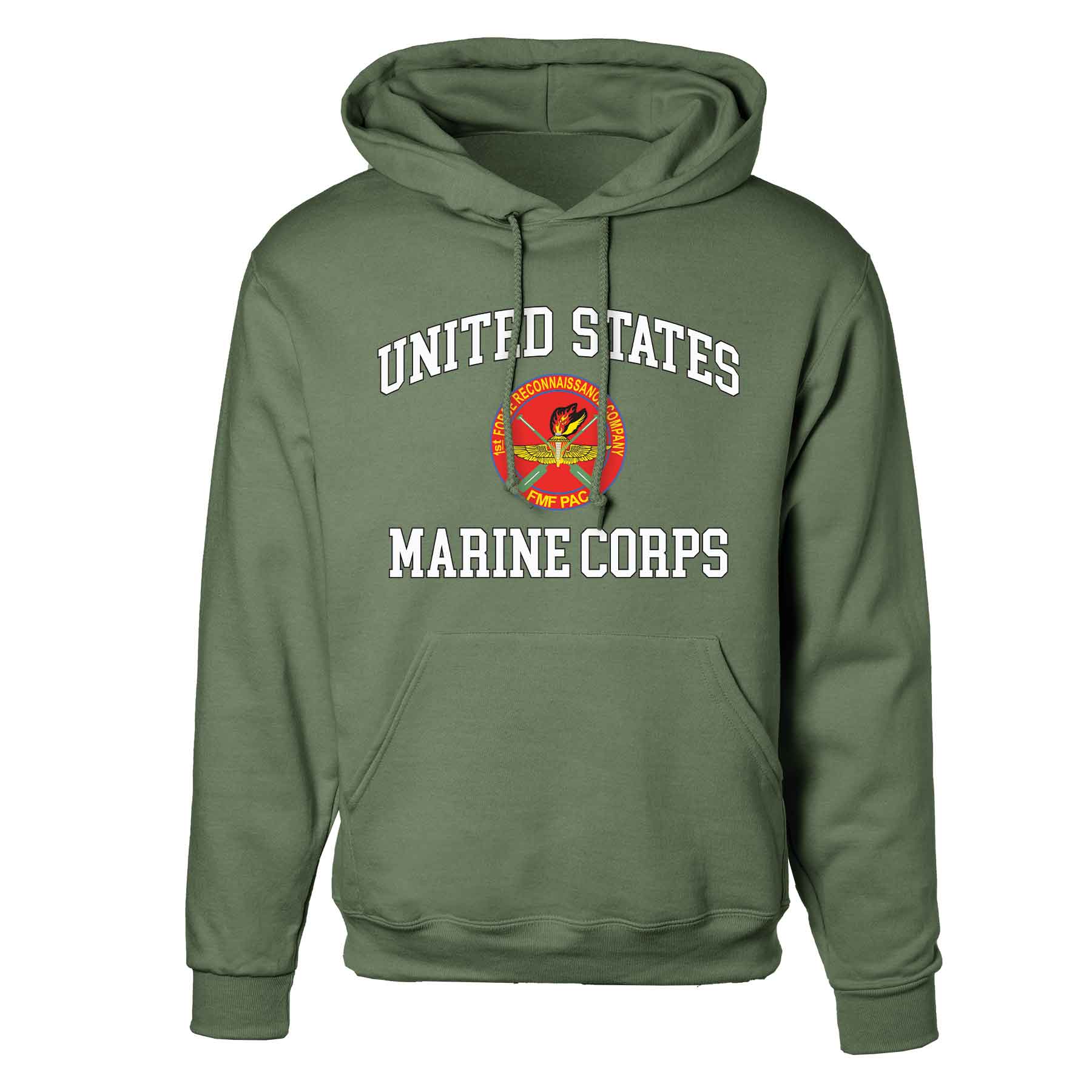 1st Force Recon FMF PAC USMC Hoodie - Image 4