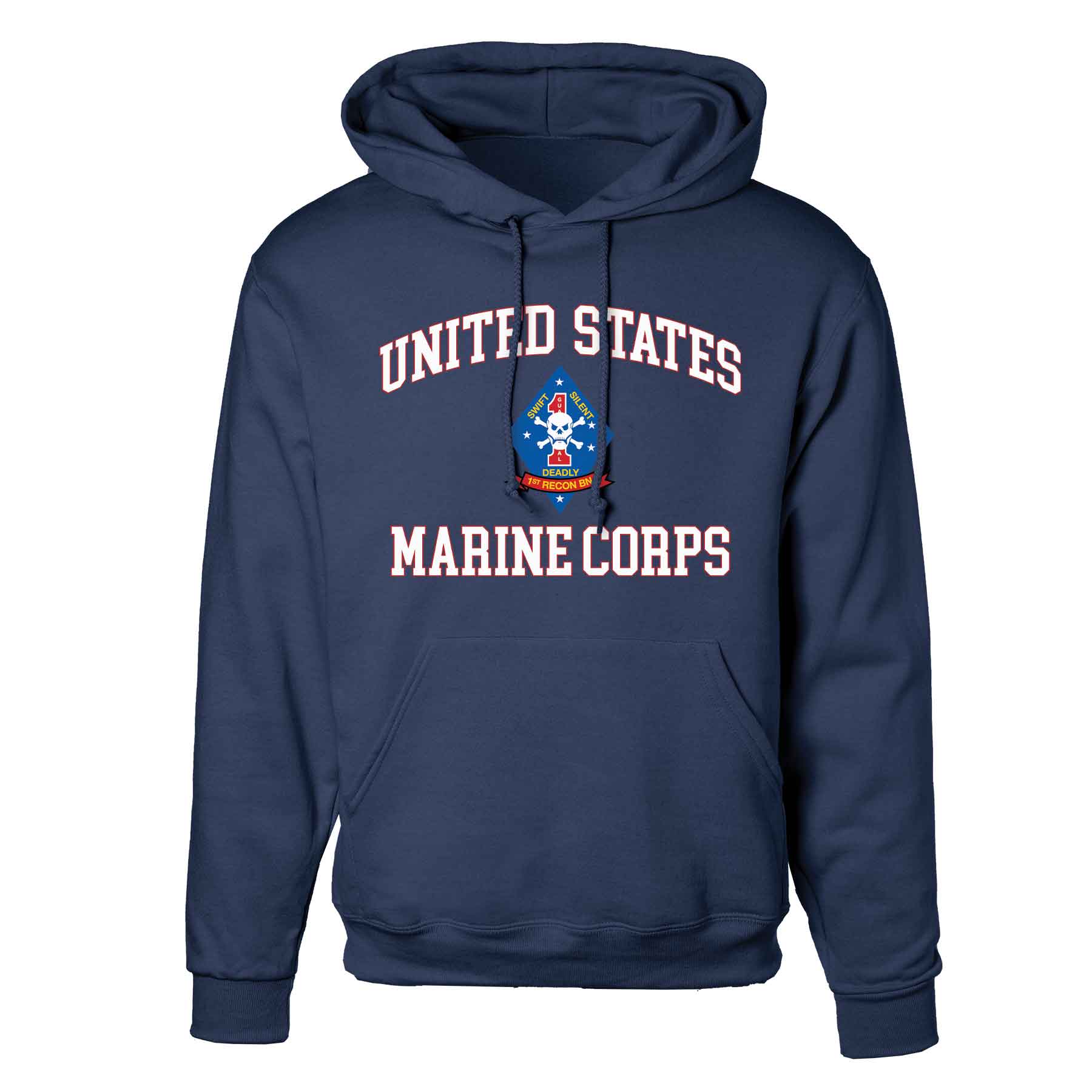 1st Recon Battalion USMC Hoodie - Image 3