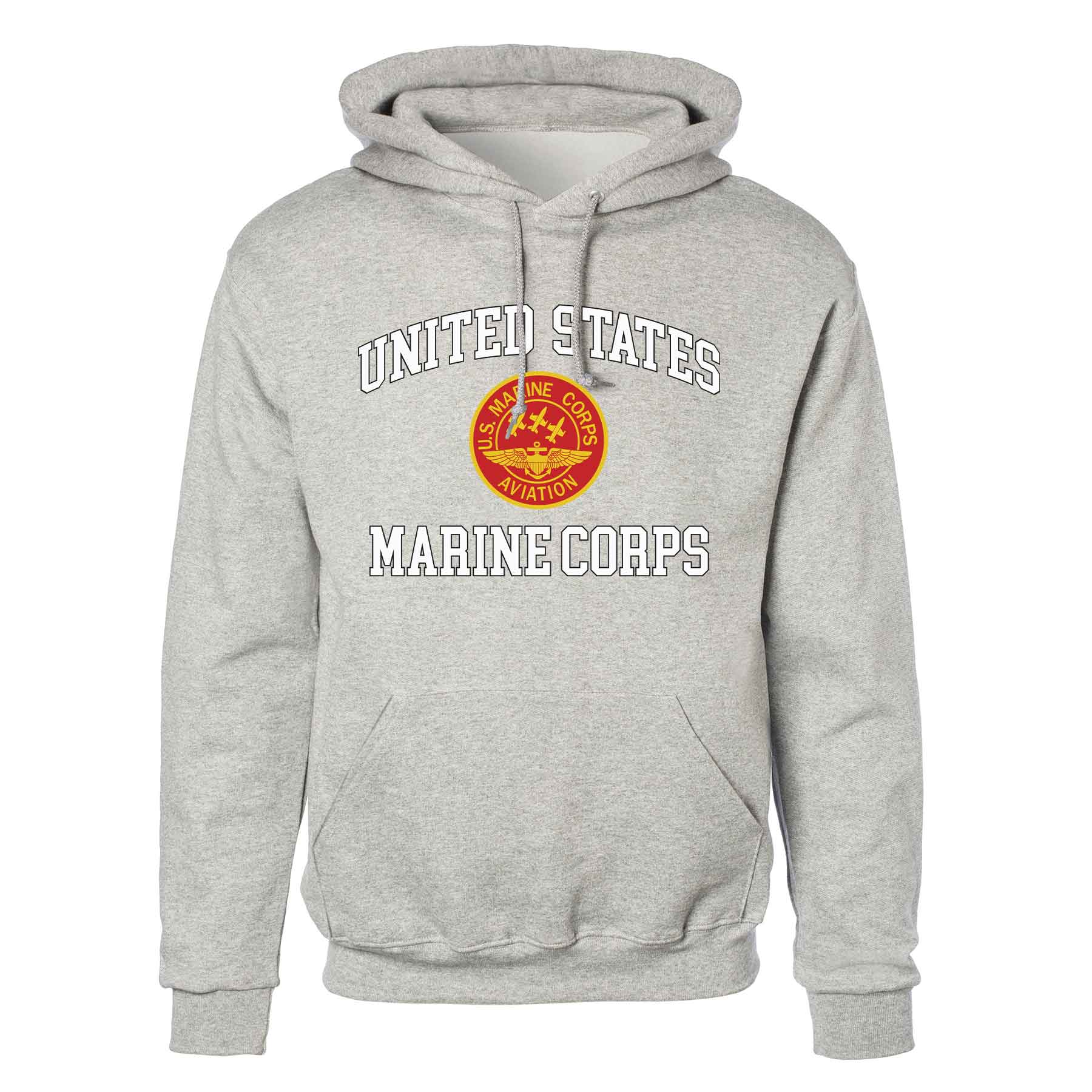Red Marine Corps Aviation USMC Hoodie - Image 2