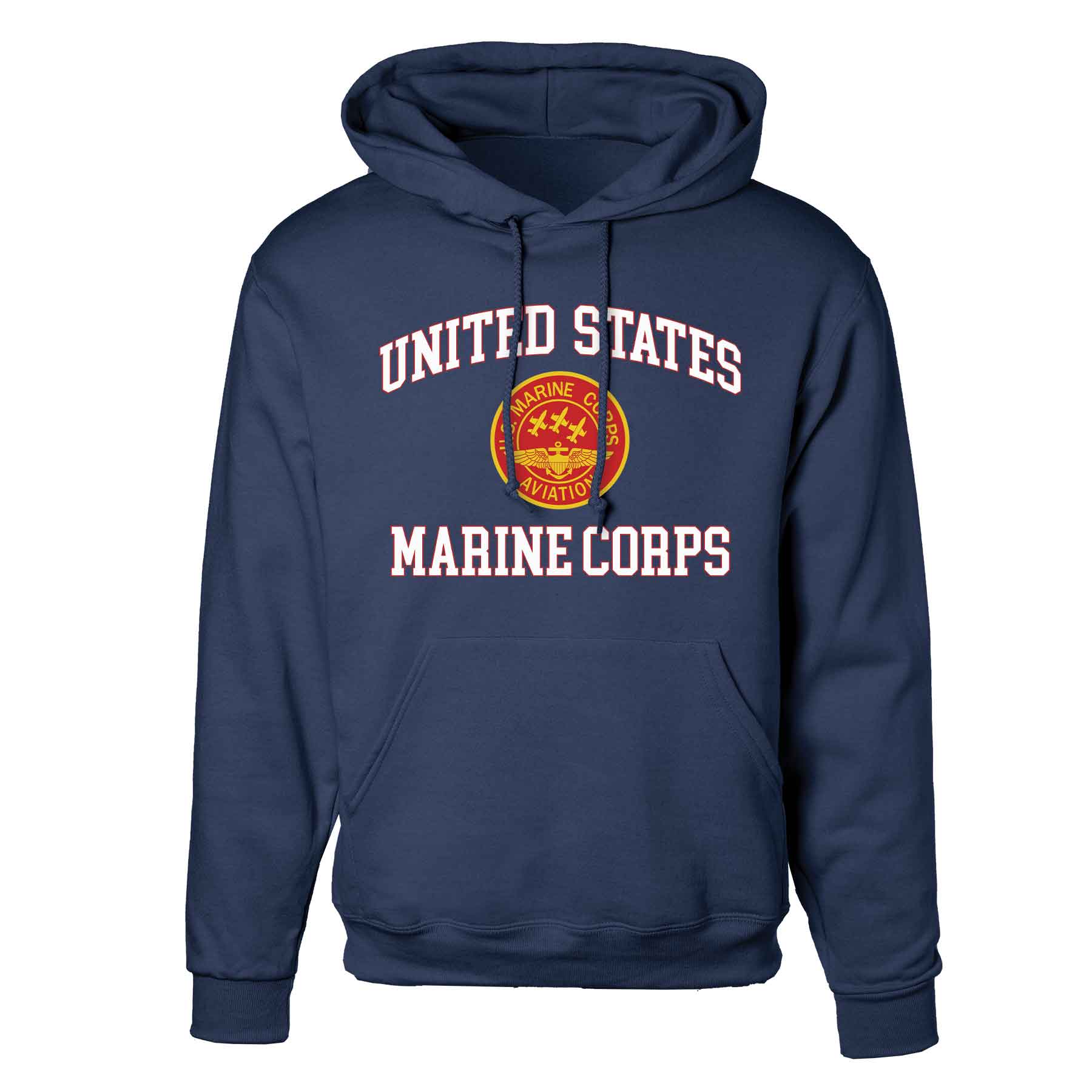 Red Marine Corps Aviation USMC Hoodie - Image 3