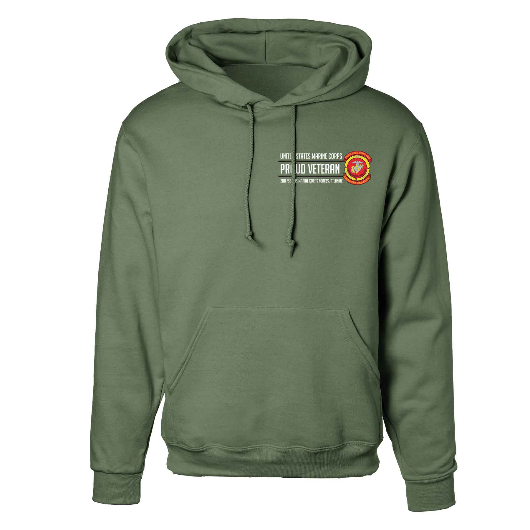 2nd FSSG US Marine Corps Proud Veteran Hoodie - Image 4