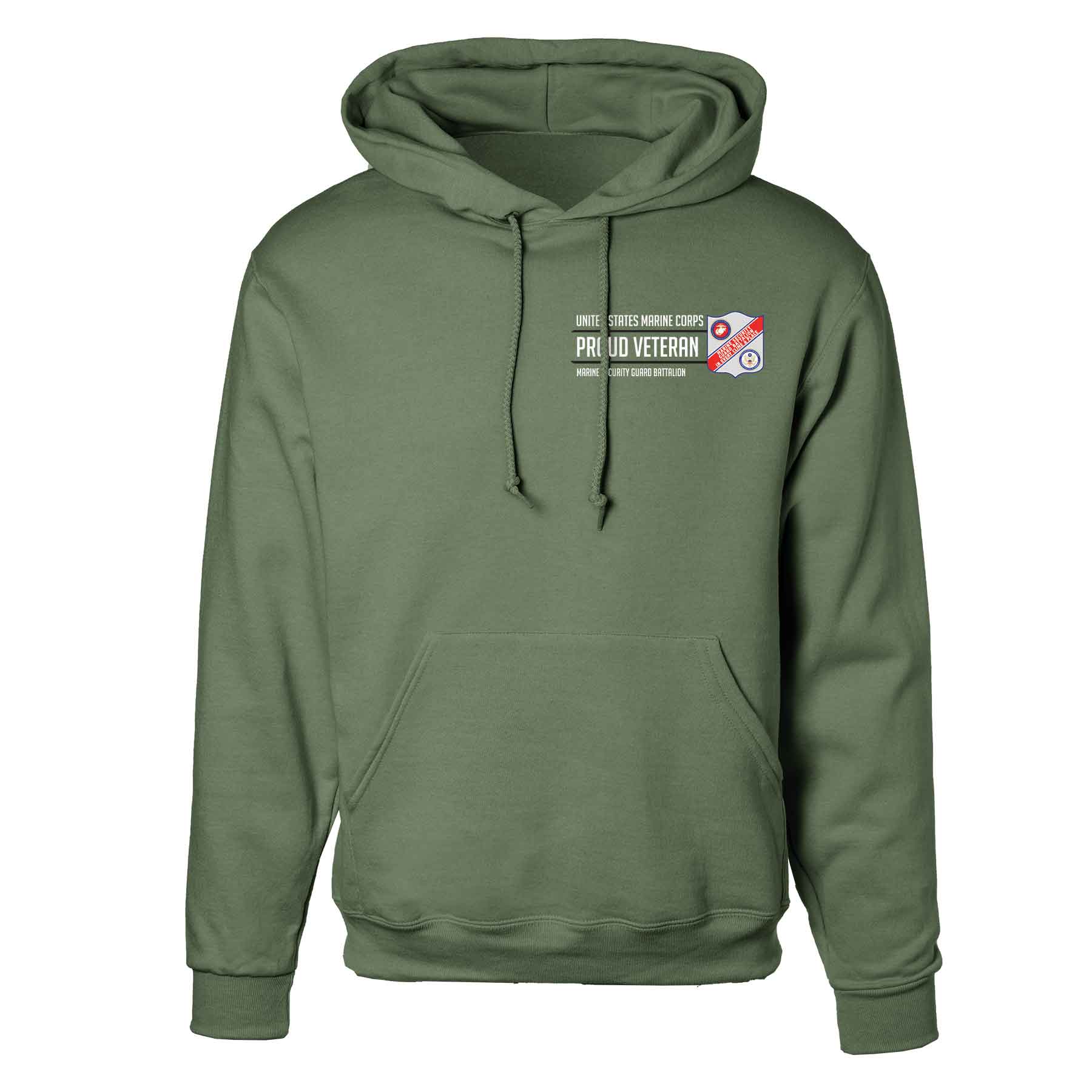 Marine Security Guard Proud Veteran Hoodie - Image 4