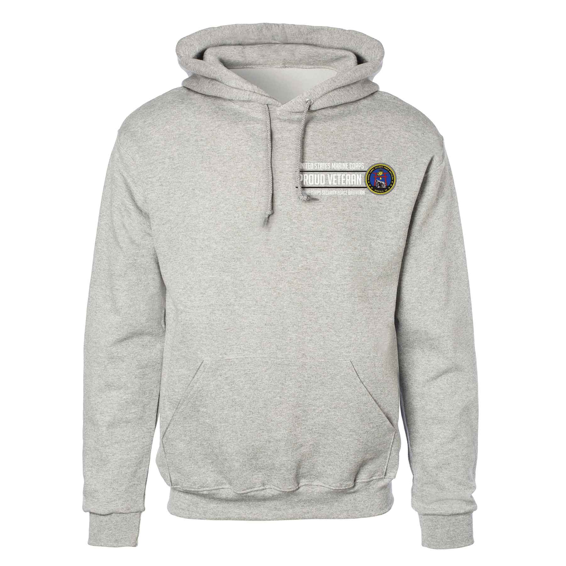 Marine Corps Security Force Proud Veteran Hoodie - Image 2