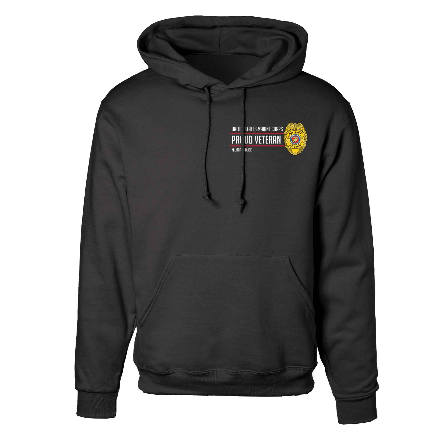 Military Police Badge Proud Veteran Hoodie