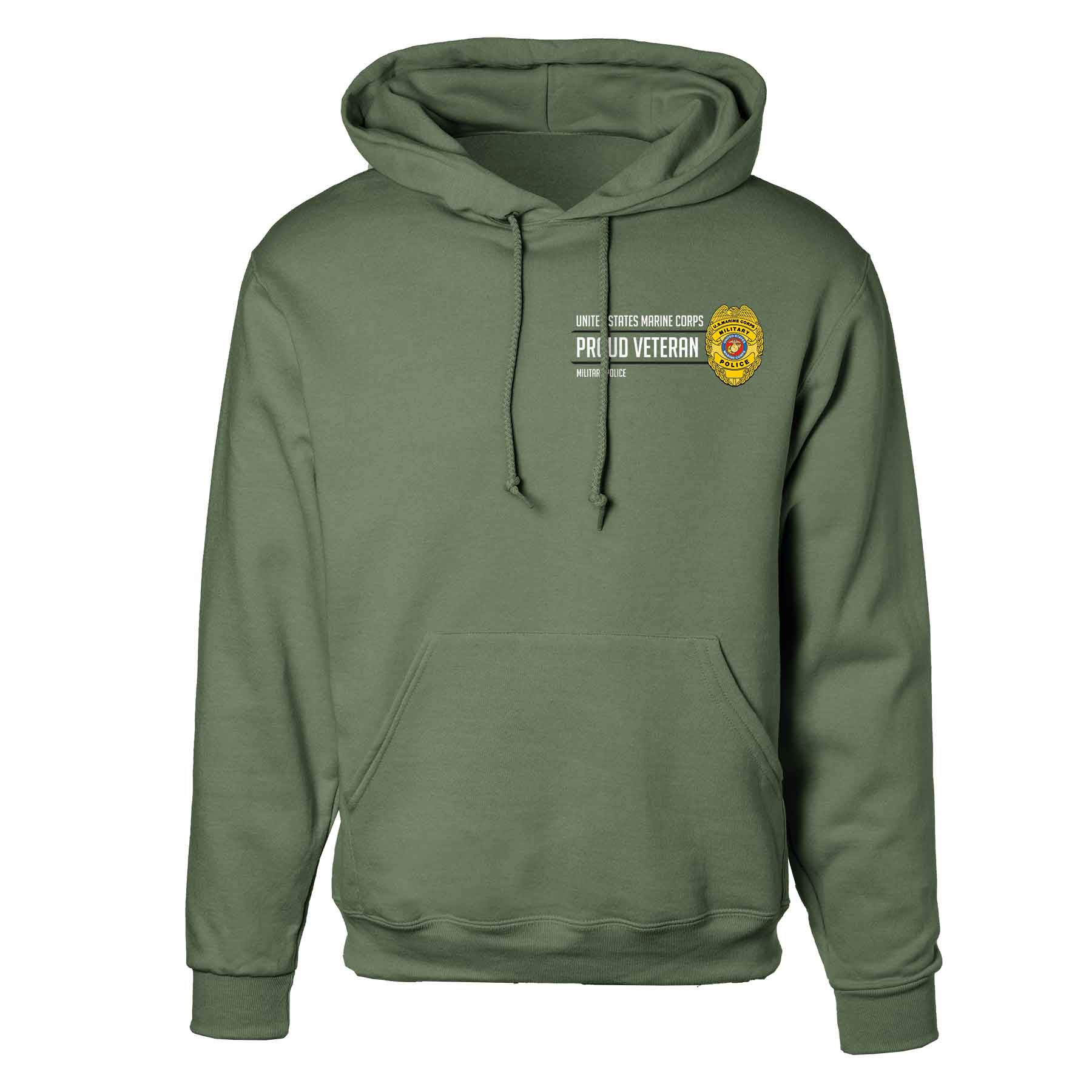 Military Police Badge Proud Veteran Hoodie - Image 4