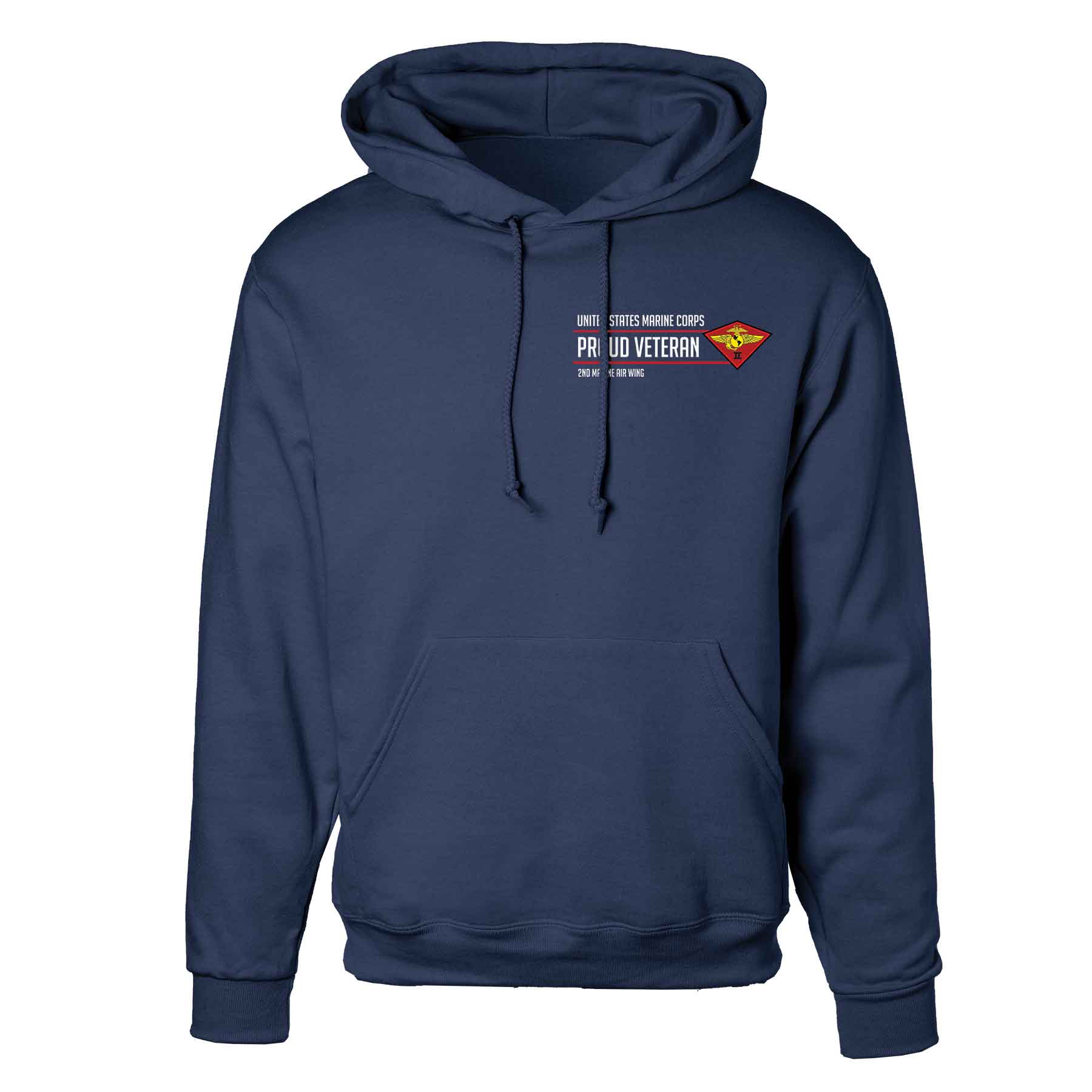 2nd Marine Air Wing Proud Veteran Hoodie - Image 3