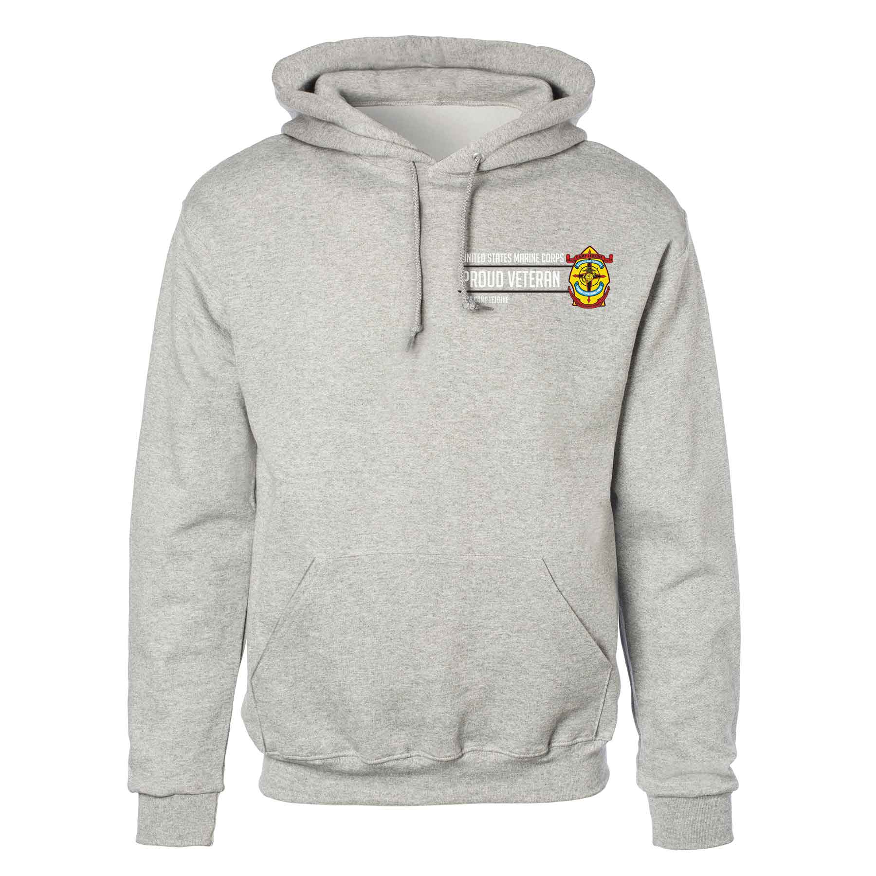 MCB Camp Lejeune Proud Veteran Hoodie - Image 2